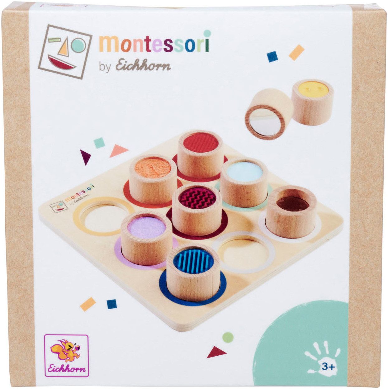 Eichhorn Lernspielzeug Montessori Fühlbrett