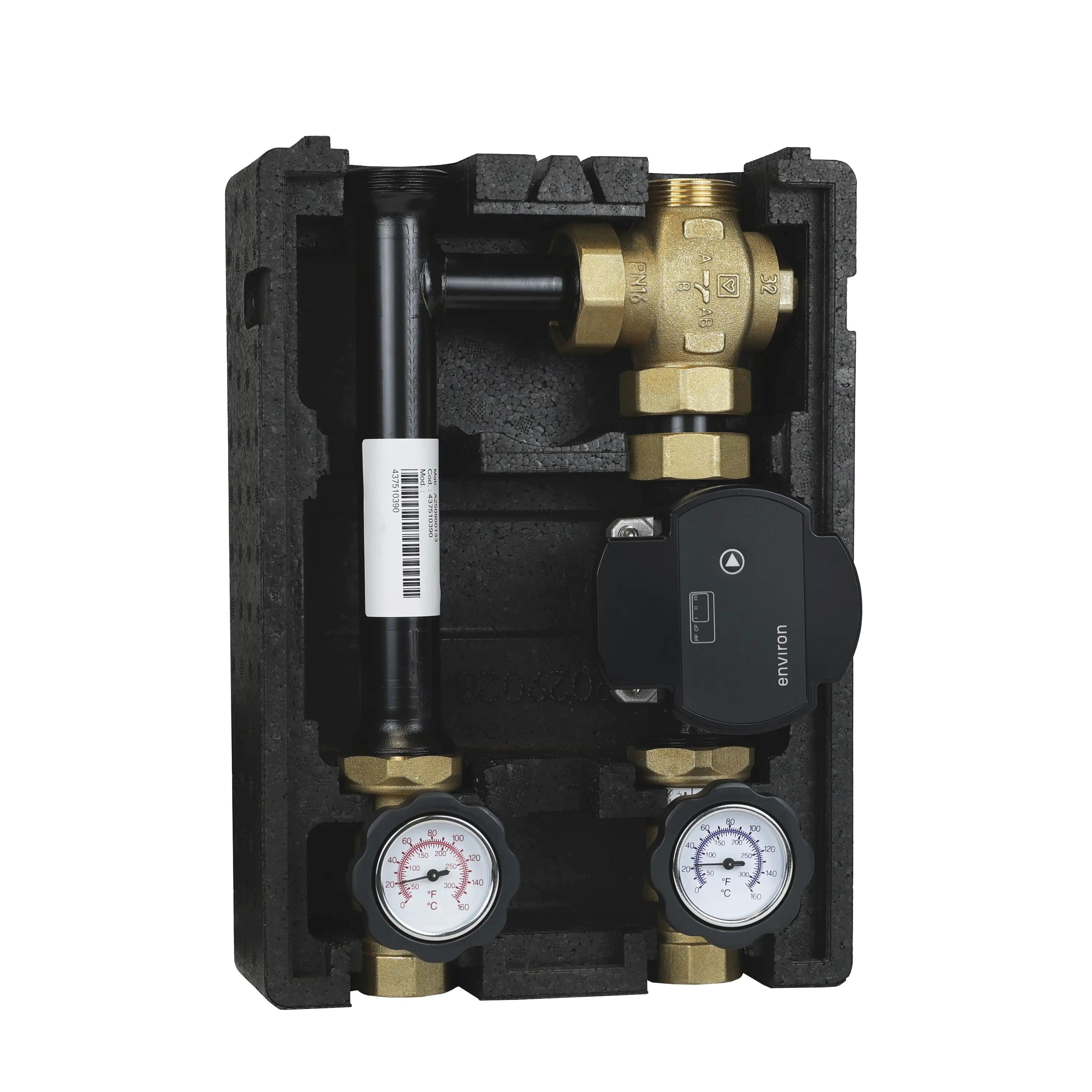 Environ Fußbodenheizung Thermoreflux X Rücklaufanhebung mit Festwertthermostat 60°C mit Enviro