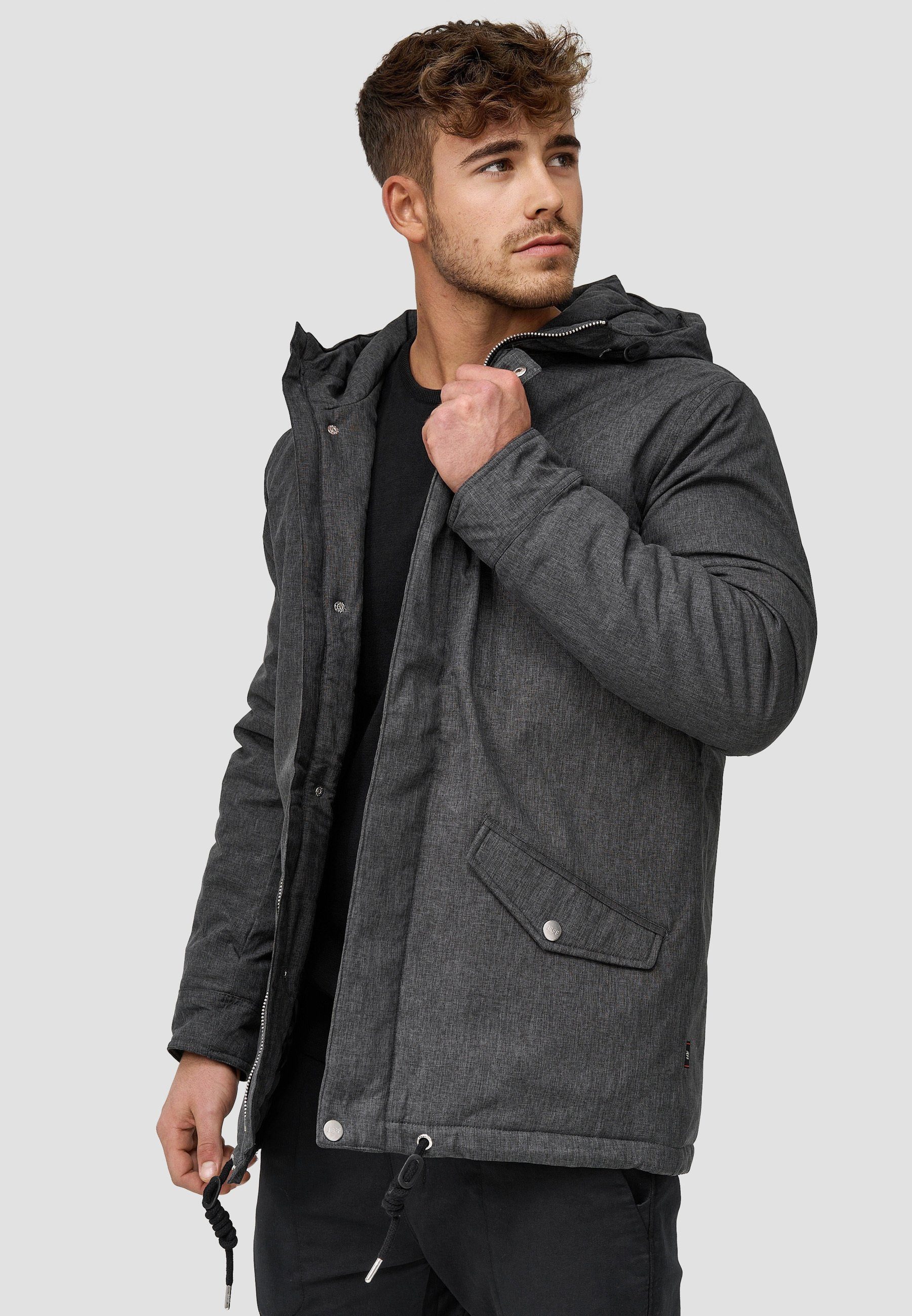 Jeff Winterjacke Anders Charcoal Mix