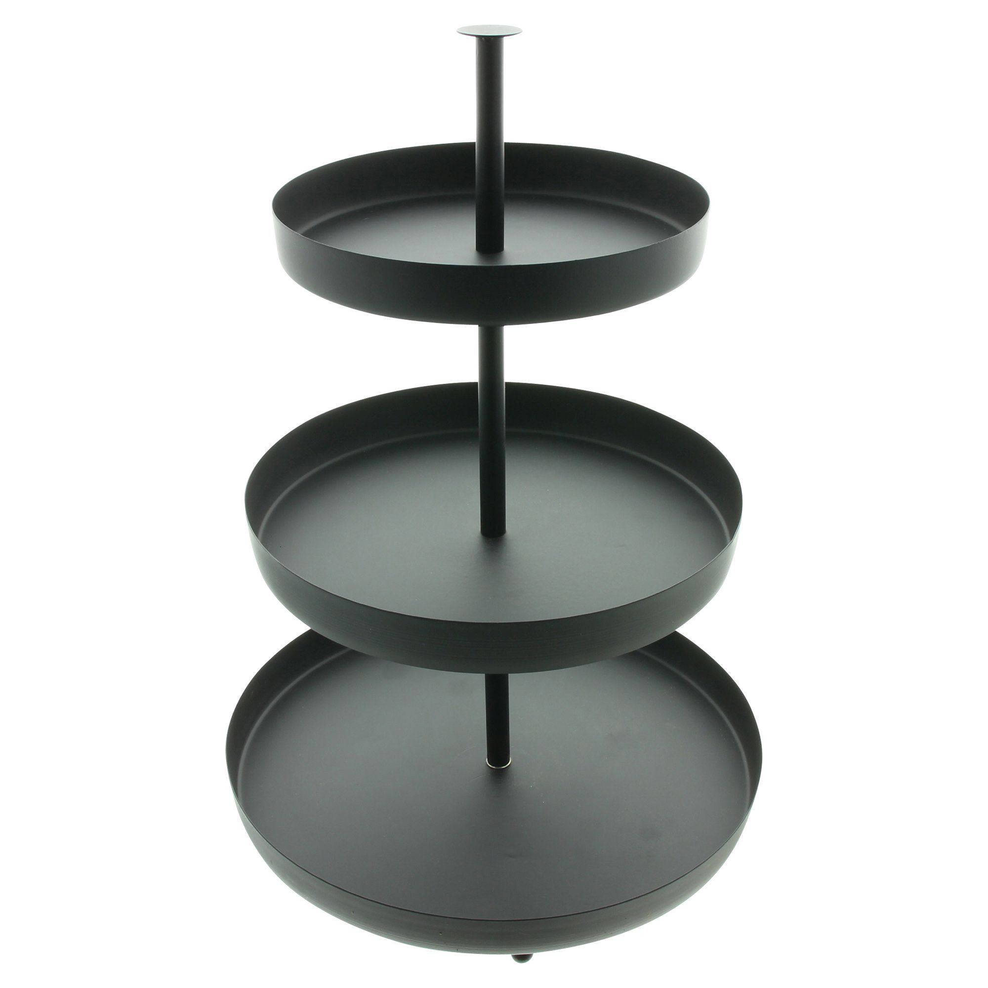 Frank Flechtwaren Etagere, Metall, Etagere Black