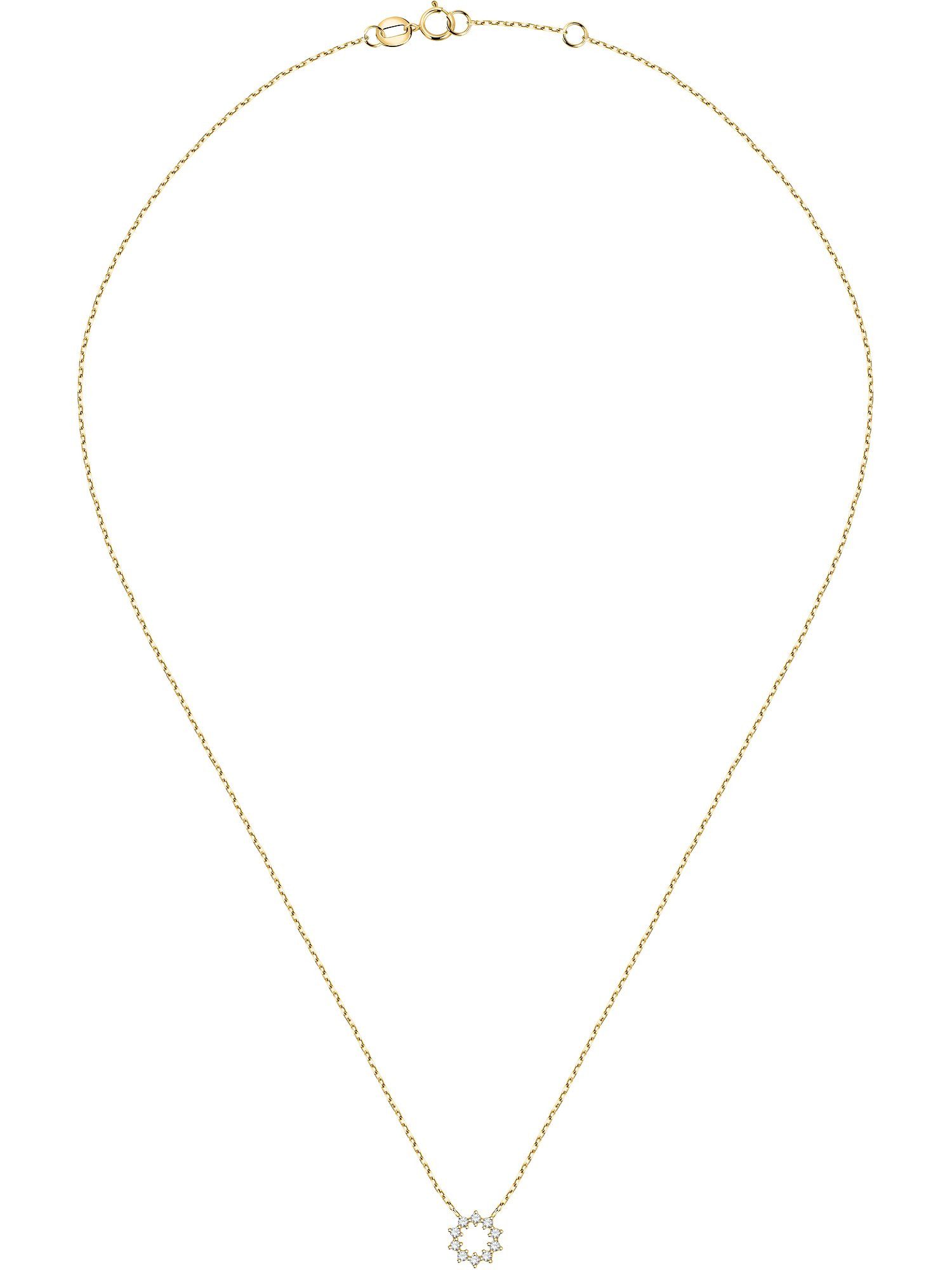 FAVS Collier FAVS Damen-Kette 375er Gelbgold günstig online kaufen