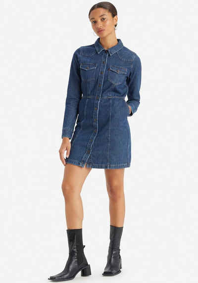 Levi's® Jeanskleid FLYNN WESTERN CORE DRES (Neue Kollektion)