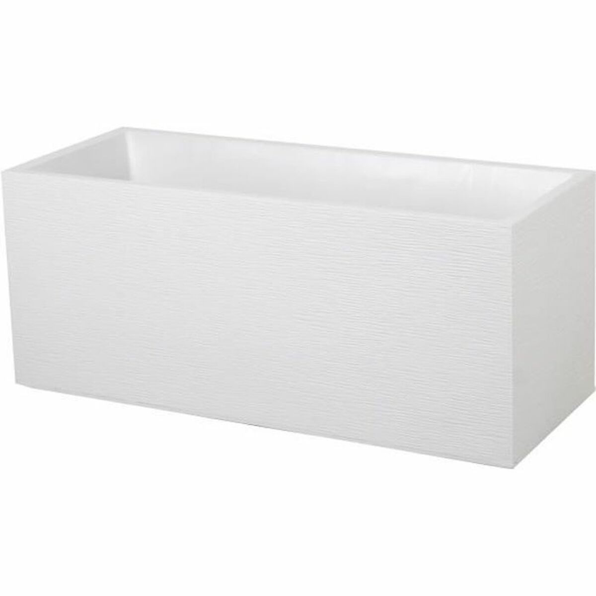 EDA Blumenkasten Blumenkasten EDA EDA Graphit Weiß Polypropylen Kunststoff 99,5x39x43 c