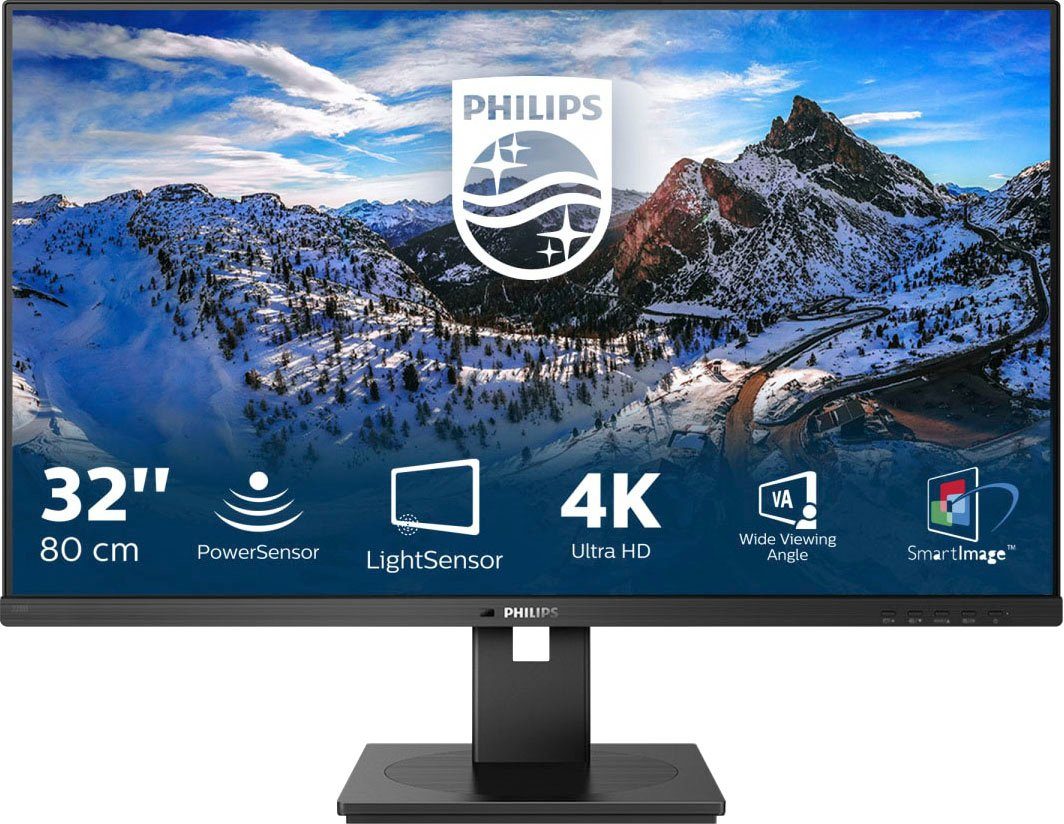 LCD-Monitor Reaktionszeit, x 3840 cm/31,5 60 USB 4 Philips HDMI, 2 ms HD, VA x (80 Anschlüsse: 2160 px, Ultra \
