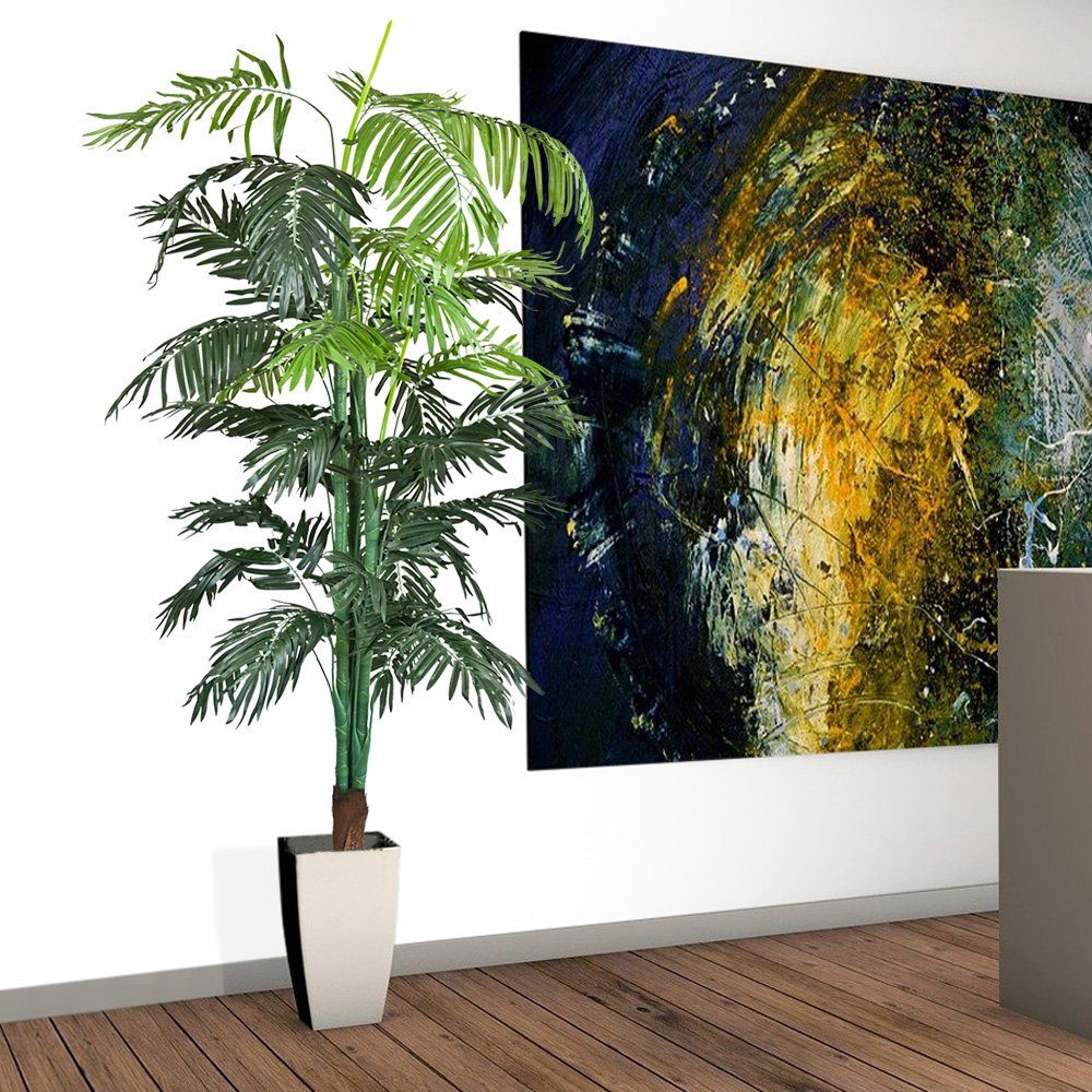 cm Höhe Palmenbaum Künstliche Decovego, Arekapalme 170 Pflanze 170cm, Kunstpalme Palme Kunstpflanze