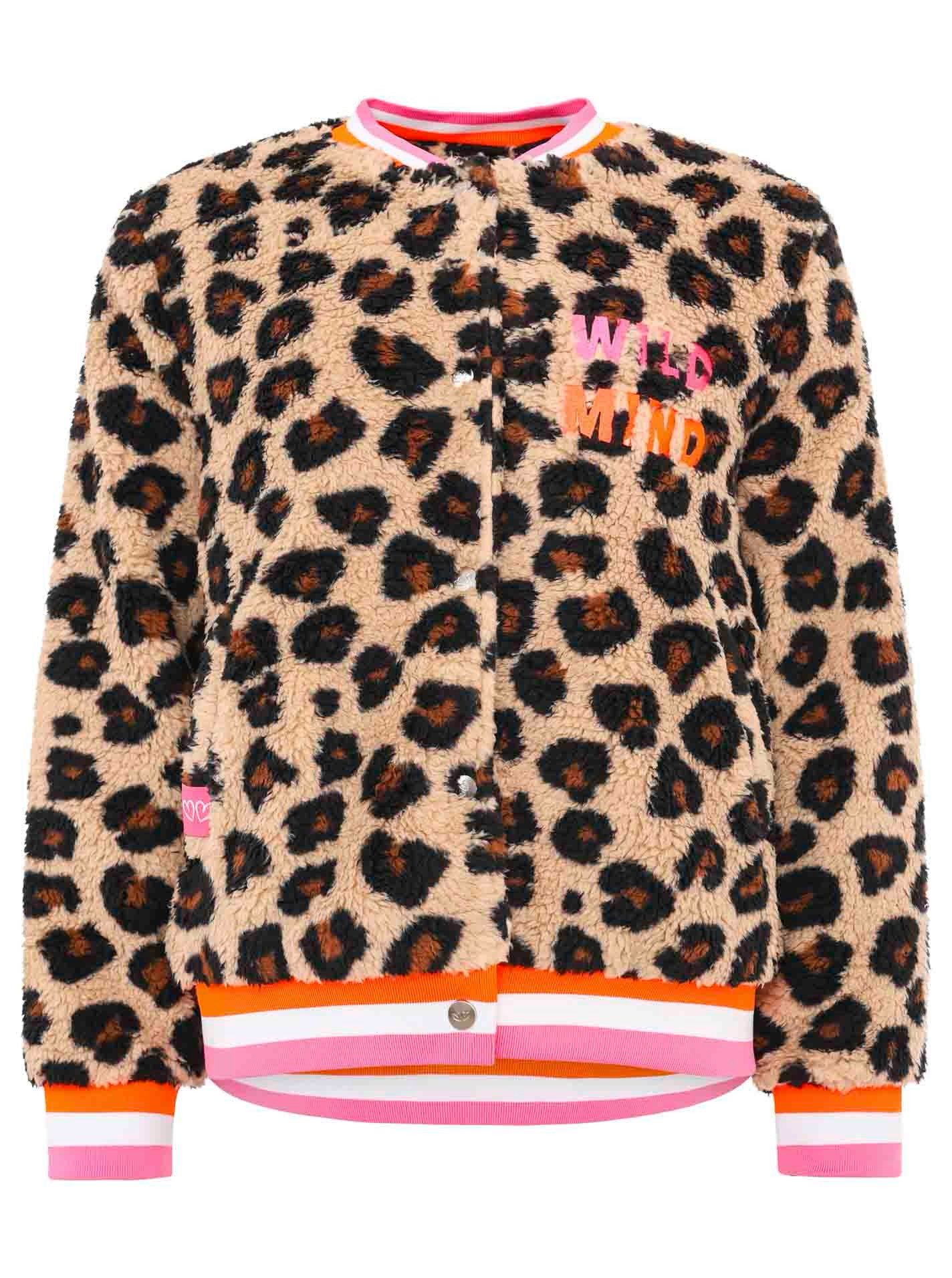 Zwillingsherz Bomberjacke Zwillingsherz Bomberjacke Teddy "Wild Mind Leo" L günstig online kaufen