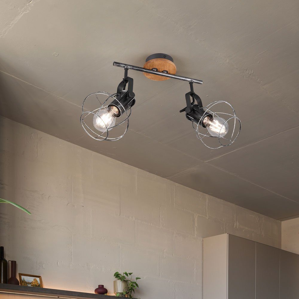TRIO Leuchten LED Deckenleuchte, Leuchtmittel nicht inklusive, Vintage  Decken Strahler Spot Leuchte schwenkbar Wohn Zimmer