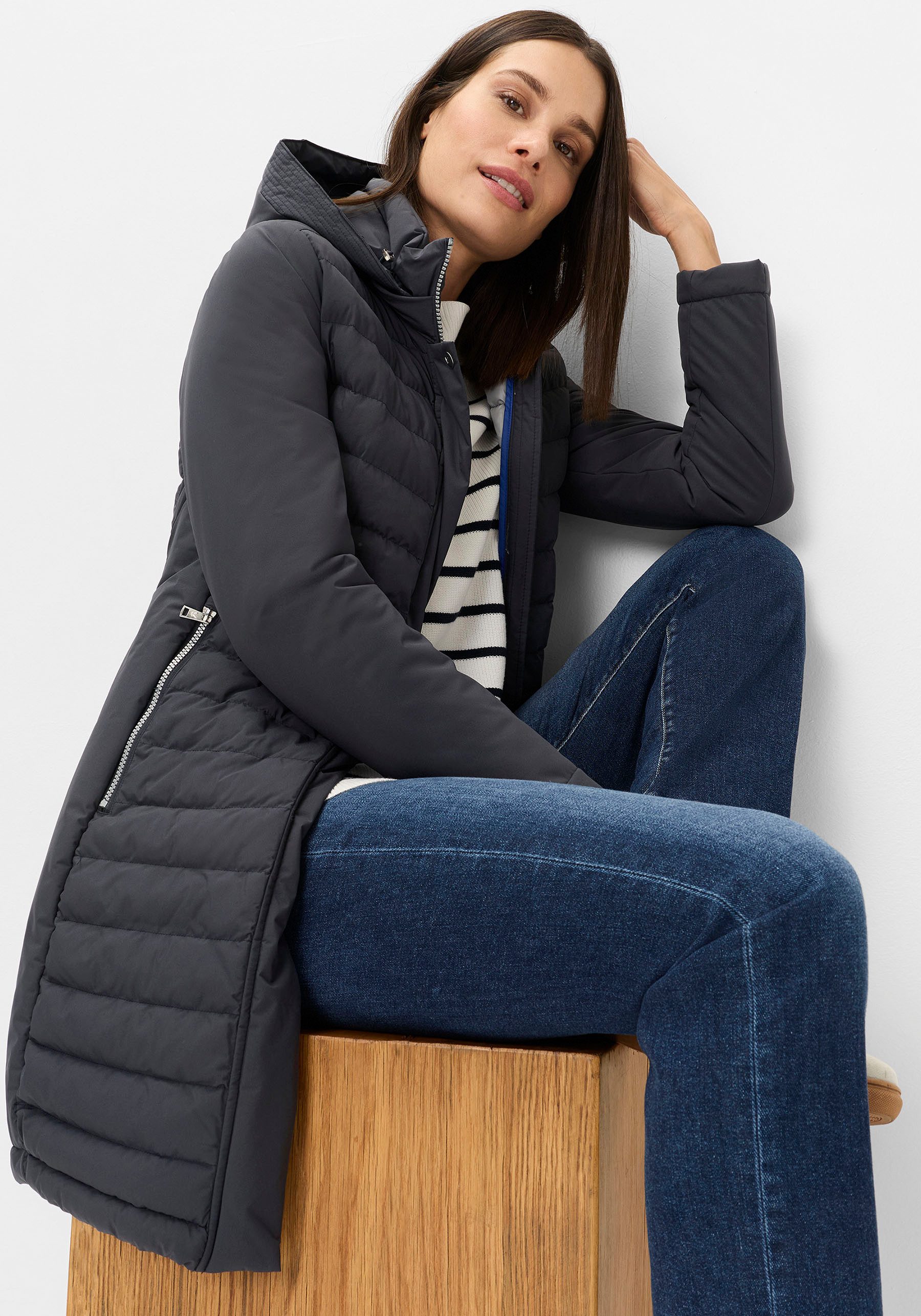 Fuchs Schmitt Steppmantel mit Kapuze günstig online kaufen