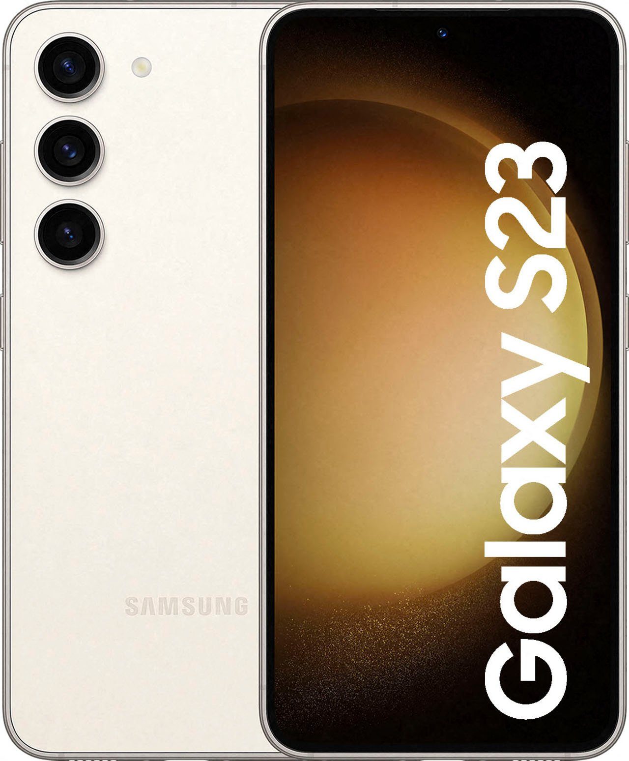 Samsung Galaxy 50 128 cm/6,1 Speicherplatz, GB Kamera) Smartphone S23, GB 128 MP Beige (15,39 Zoll