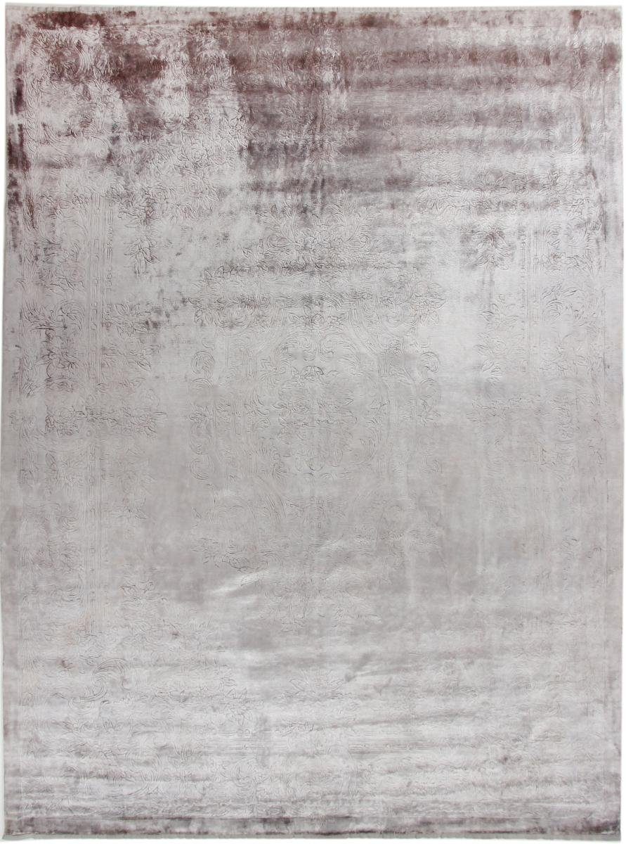 Seidenteppich China Seide Colored 274x365 Handgeknüpfter Moderner Orientteppich, Nain Trading, rechteckig, Höhe: 8 mm