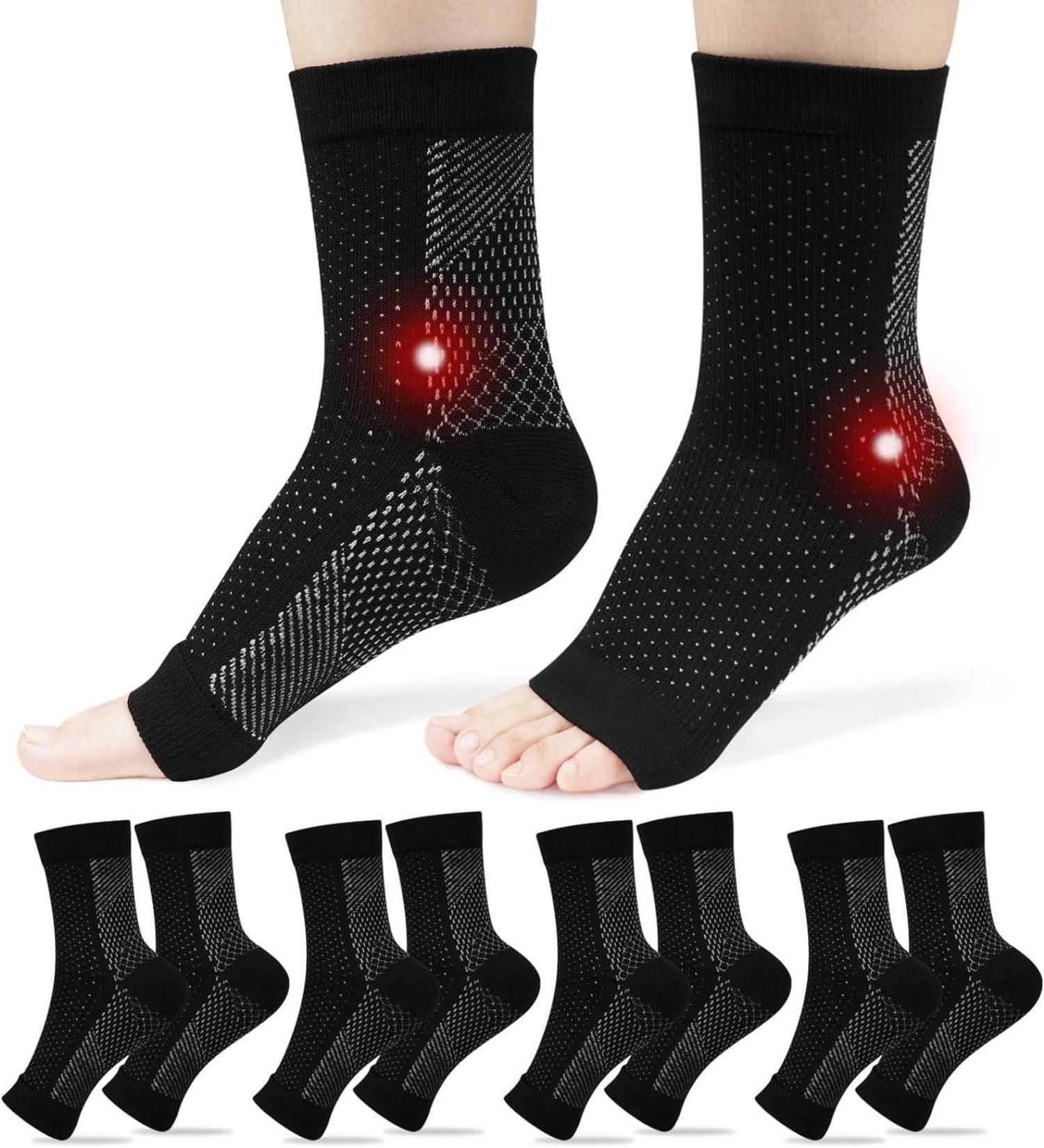 Sprunggelenkbandage Neuropathie Socken Sprunggelenkbandage Kompressionssocken Damen Herren