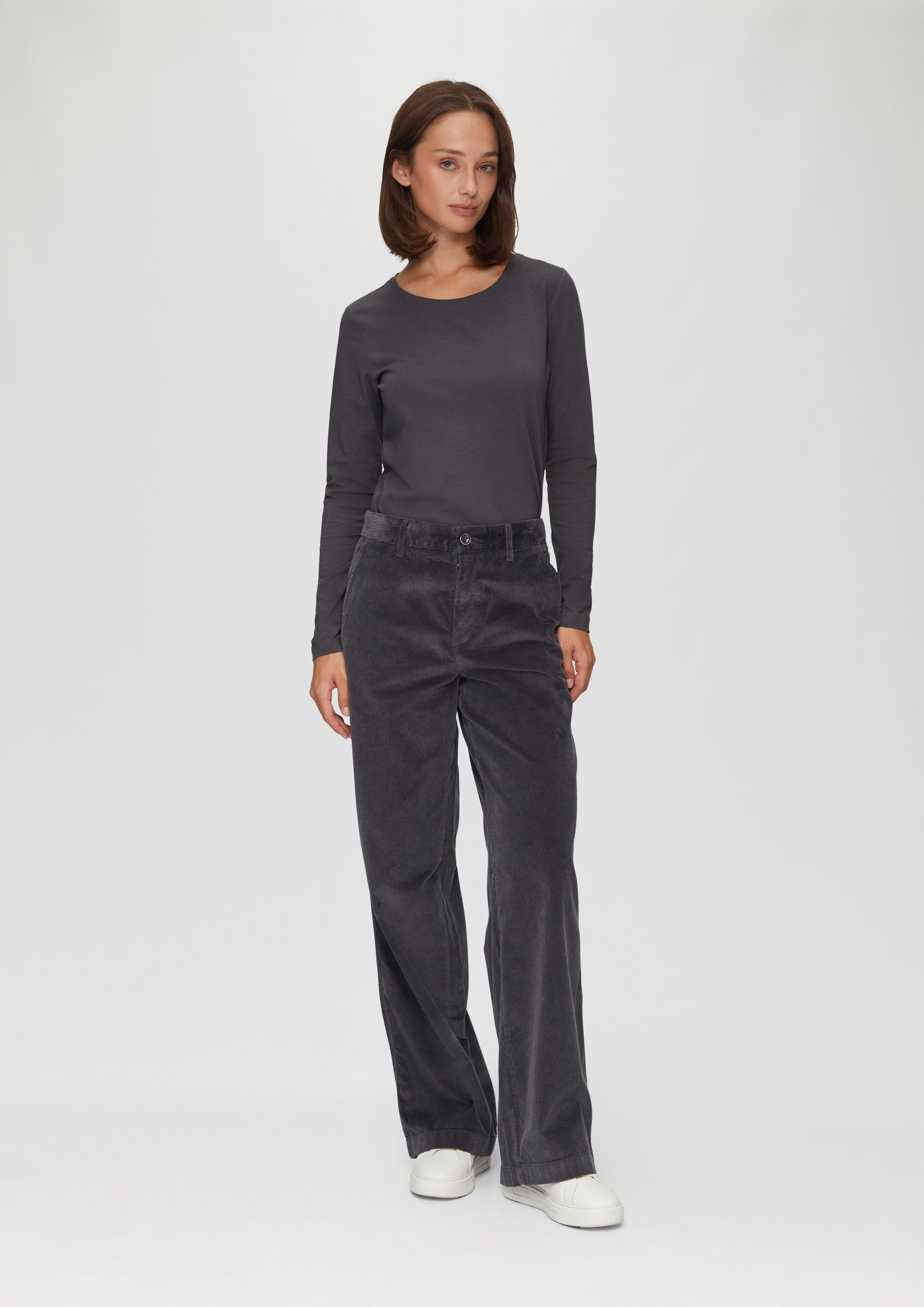 s.Oliver Stoffhose Weiche Cordhose mit Wide günstig online kaufen