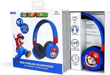 OTL Super Mario Bluetooth Kinder Kopfhörer Bluetooth-Kopfhörer (Bluetooth, 3,5-mm-Audio-Sharing-Kabel im Lieferumfang enthalten)