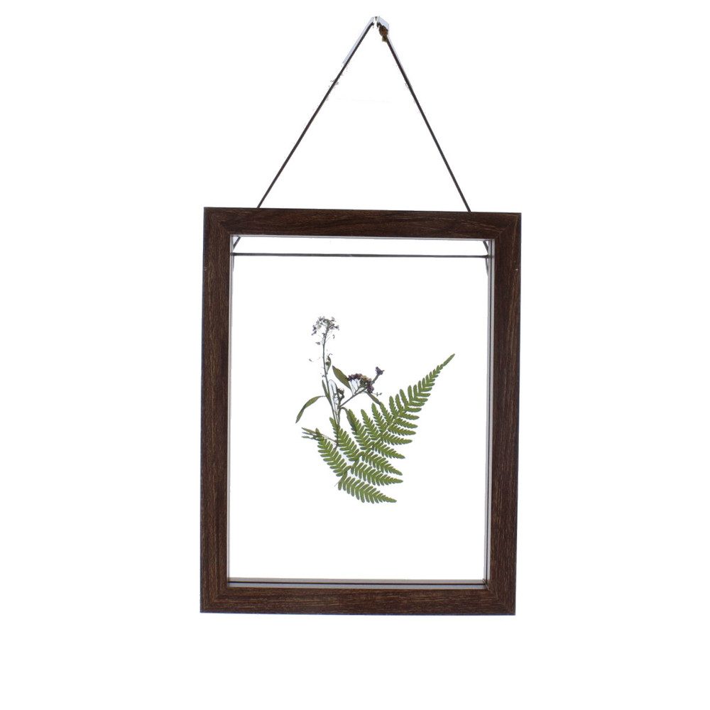 MICA Wandhalterung Trockenblumen in Schweberahmen - ca. 23 x 2,5 cm