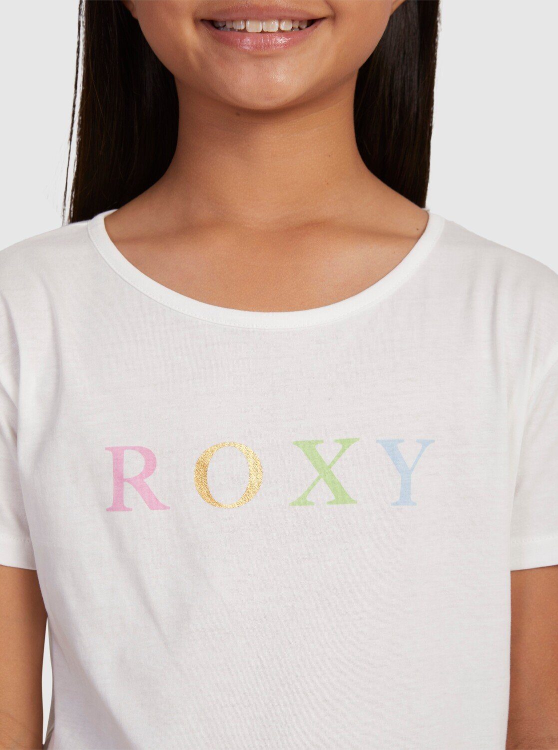 Roxy T-Shirt White Snow Day B Night And