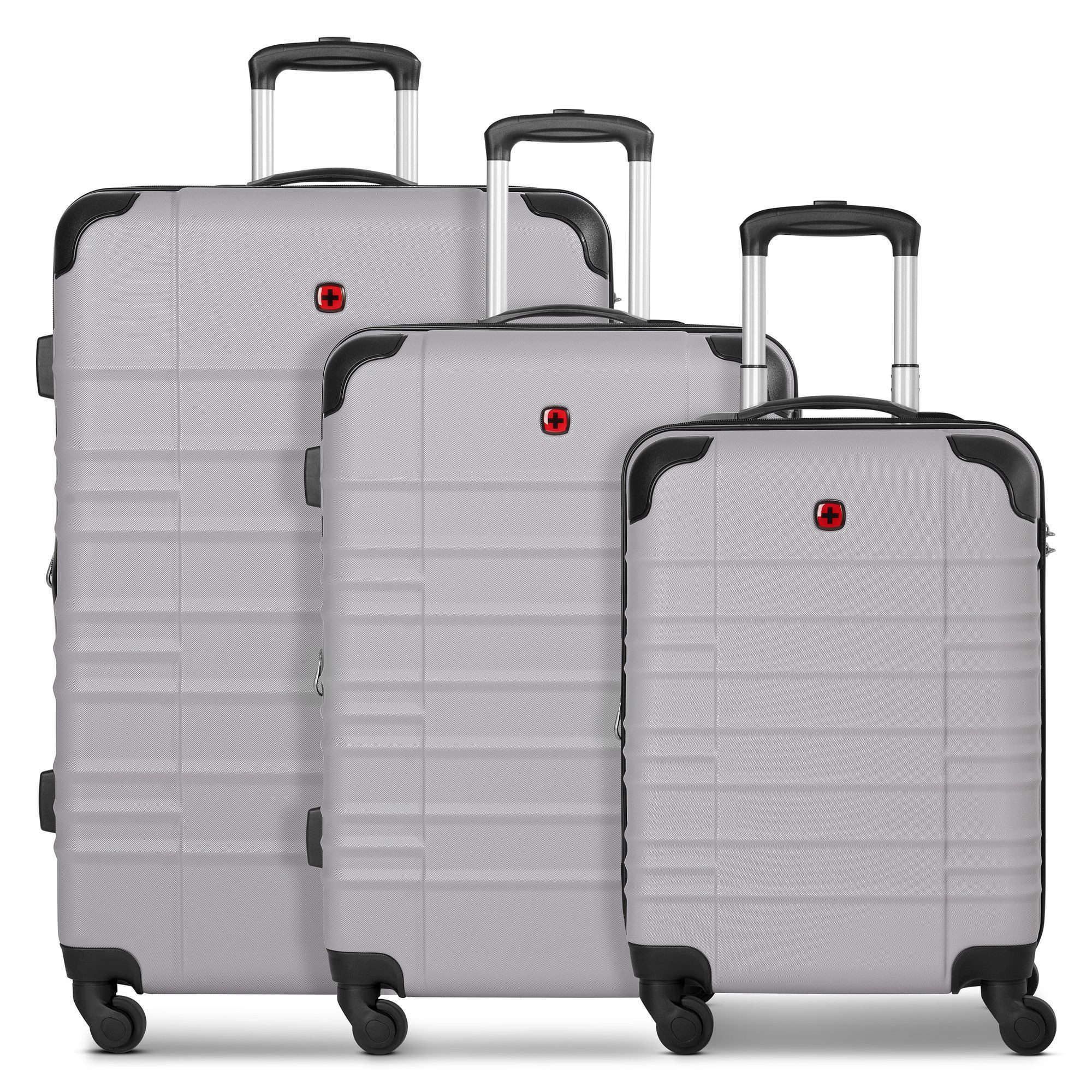 Wenger Trolleyset Amplar Evo, 4 Rollen, (3-teilig, 3 tlg), ABS günstig online kaufen