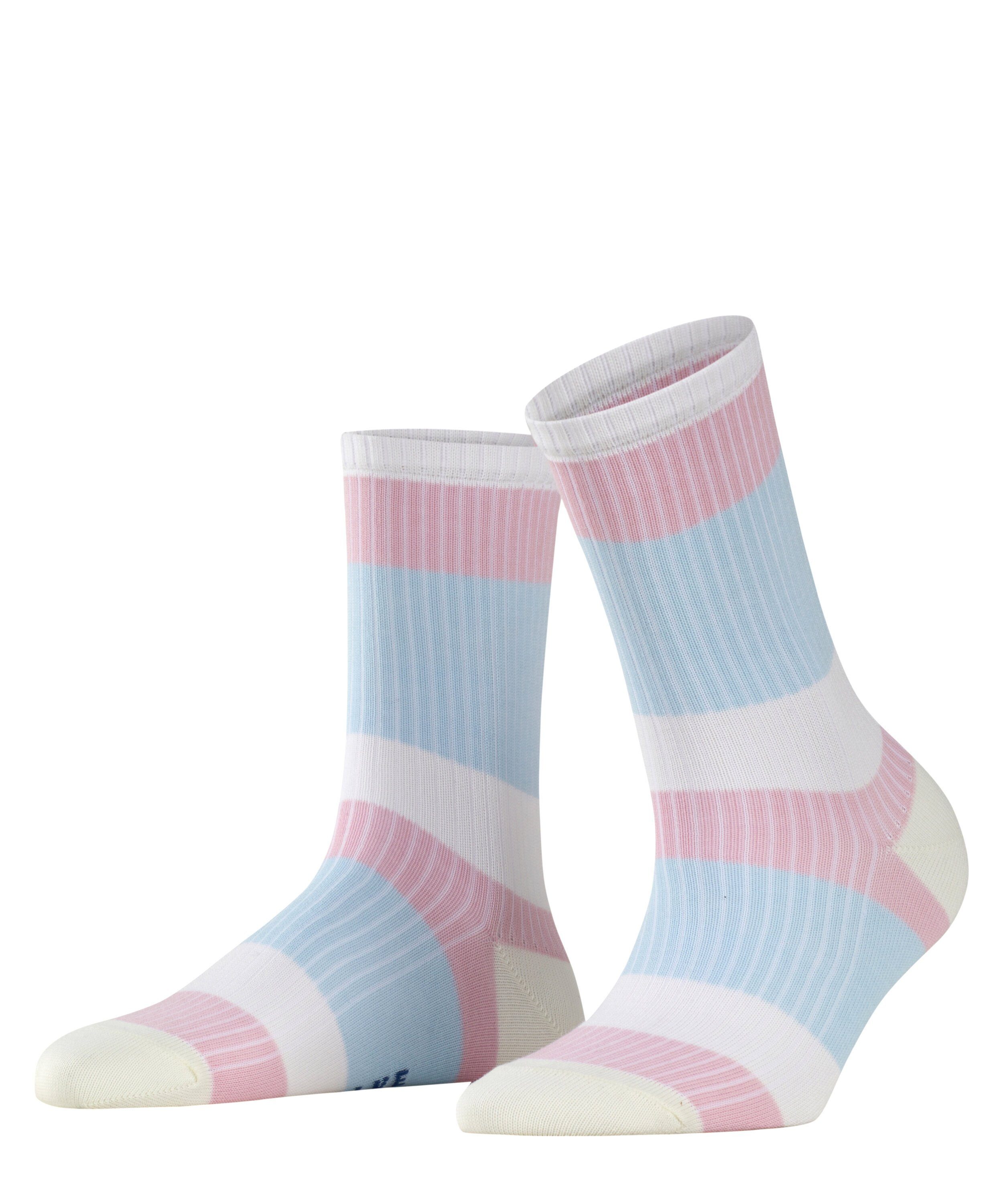 FALKE Socken Blocky Stripe (1-Paar) off-white (2041)
