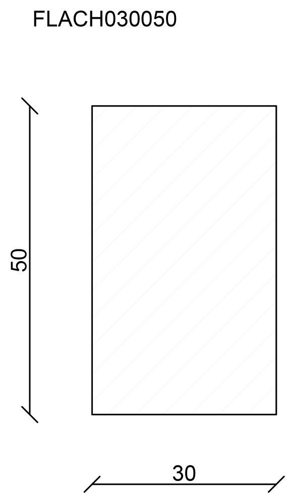 FN Neuhofer Abschlussleiste FN Neuhofer Flachleiste 200 cm 50 x 30 mm, Holz – Bild 2 von 4