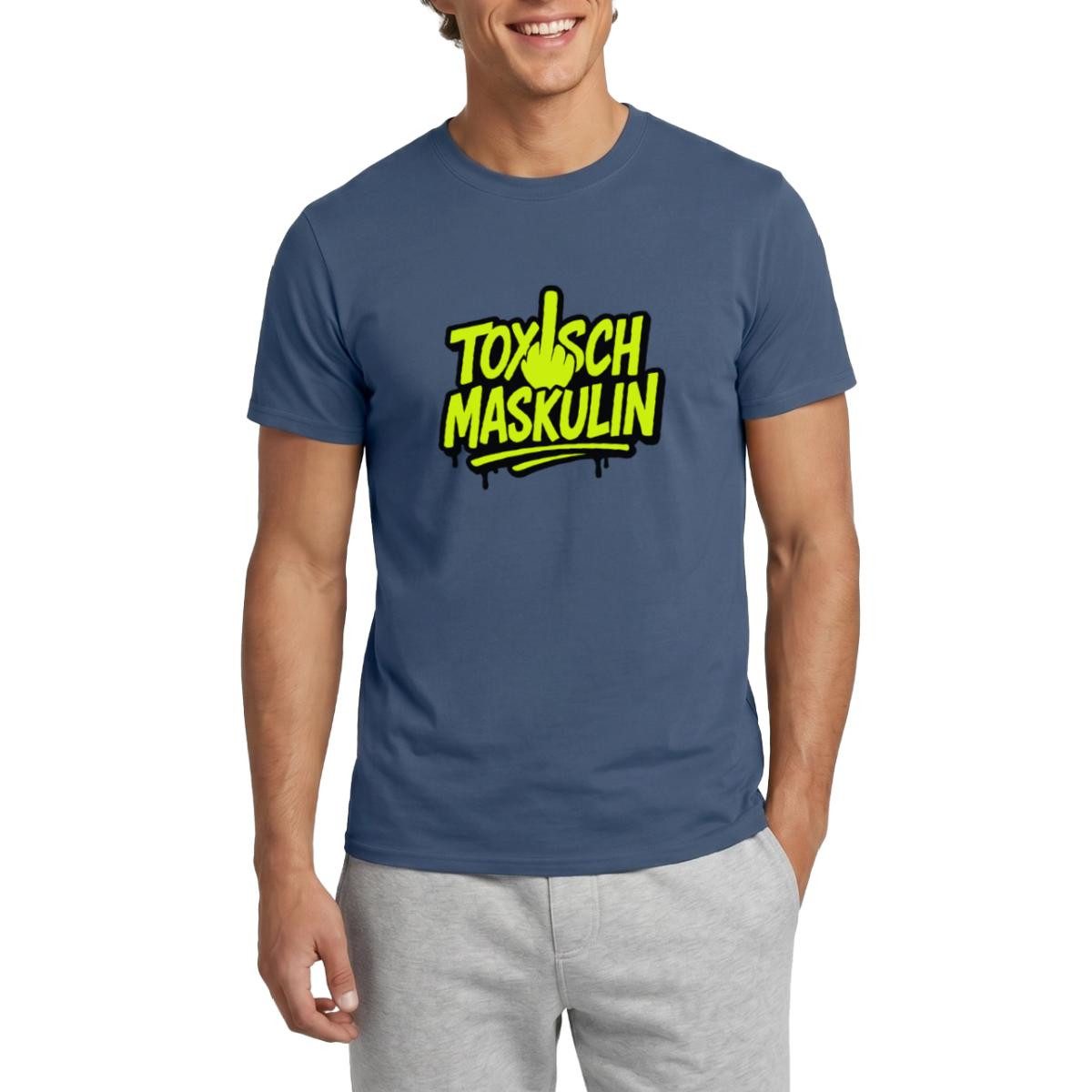 Spreadshirt T-Shirt Toxisch Maskulin Statement Männer T-Shirt (1-tlg)
