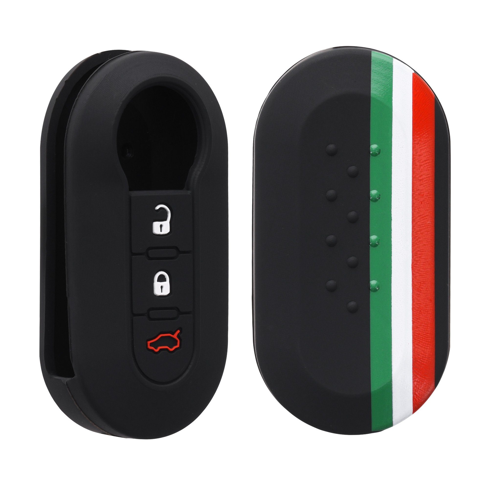 Hülle kwmobile Fiat Schlüssel Schlüsselhülle Case Cover Schlüsseltasche für Lancia, Autoschlüssel