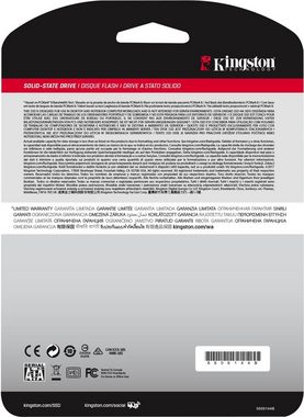 Kingston A400 interne SSD (960 GB) 500 MB/S Lesegeschwindigkeit, 450 MB/S Schreibgeschwindigkeit