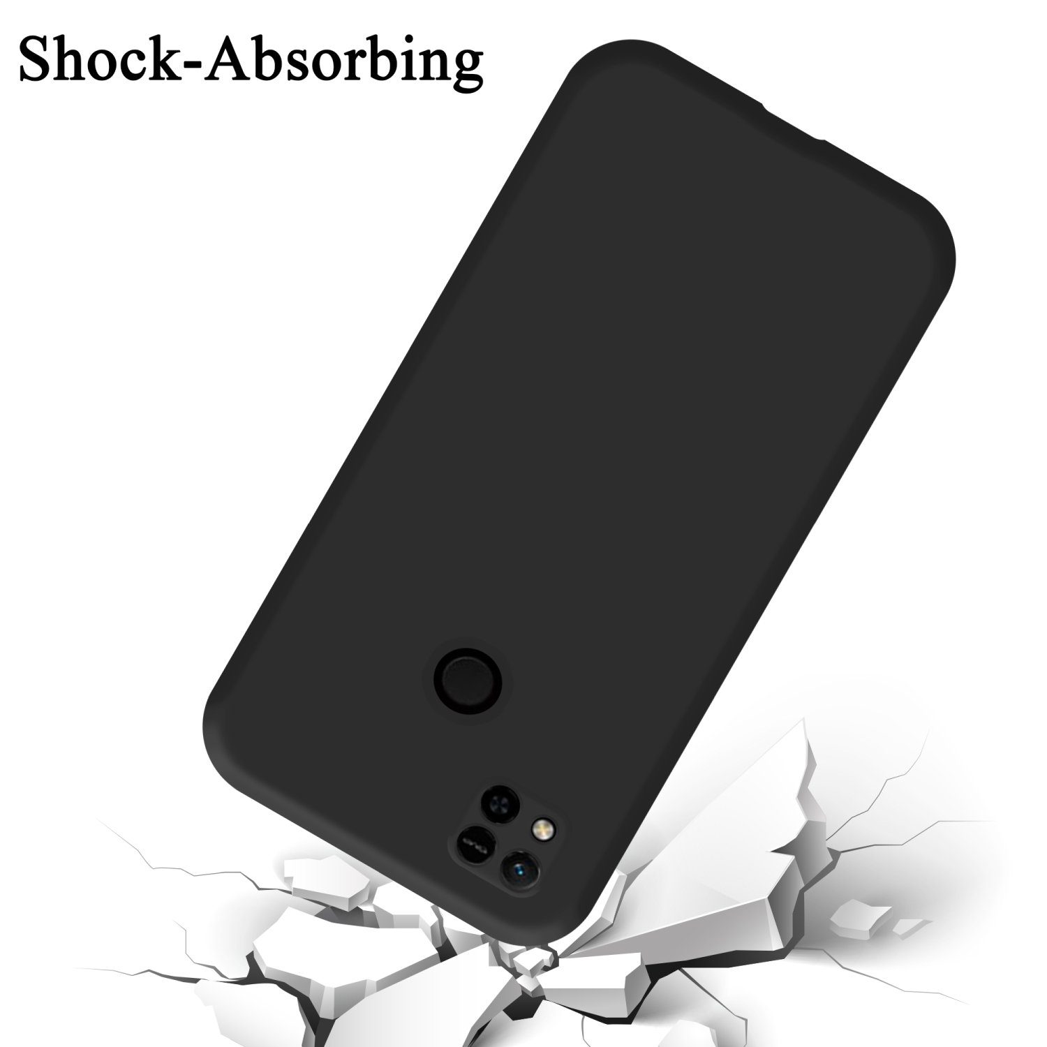 Cadorabo Handyhülle für Xiaomi RedMi 9C / RedMi 10A Hülle Xiaomi RedMi 9C / RedMi 10A, Flexible Hülle TPU Silikon Schutzhülle Back Cover Case