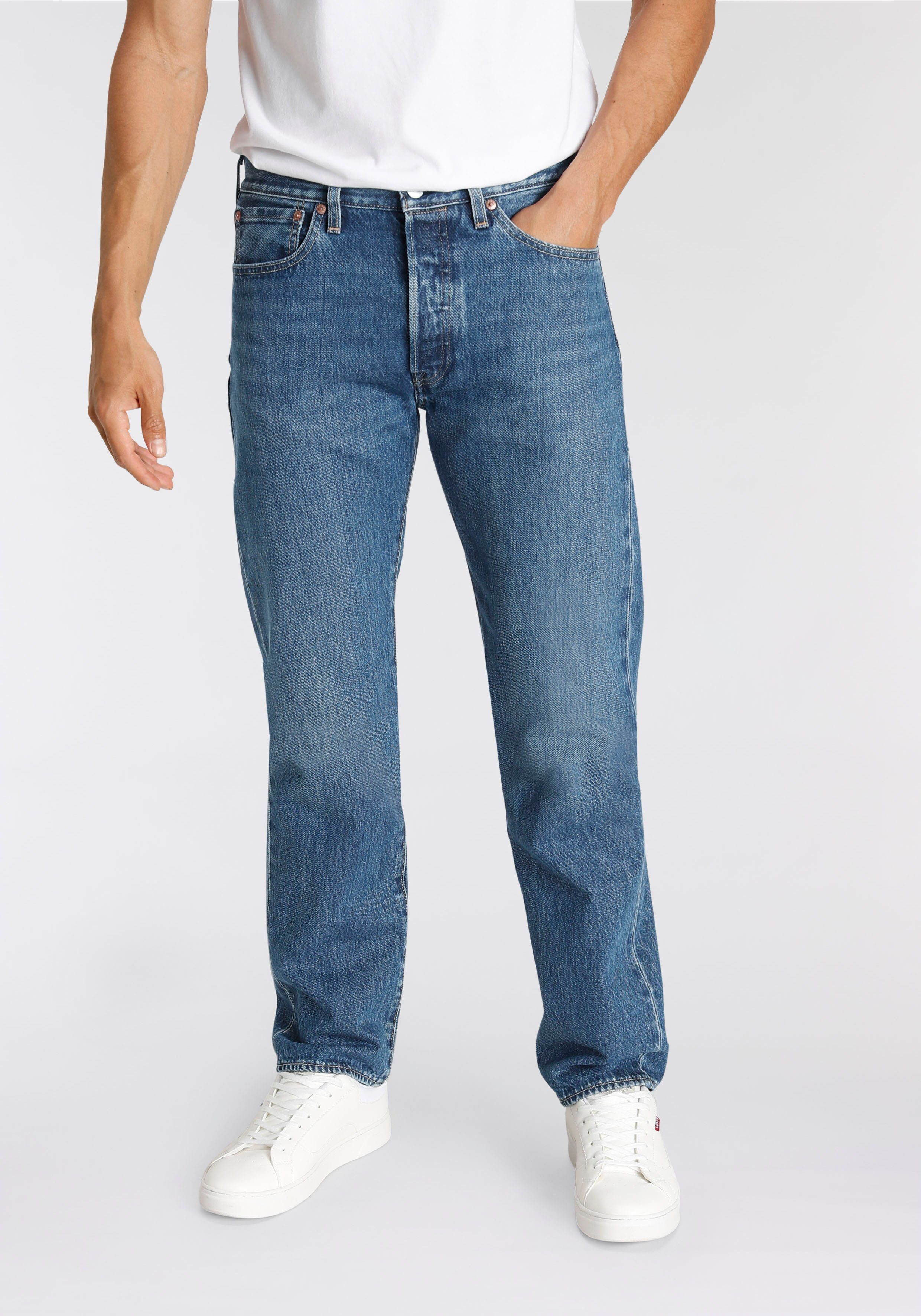 Levi's® Straight-Jeans 501 LEVI'S ORIGINAL mit Markenlabel