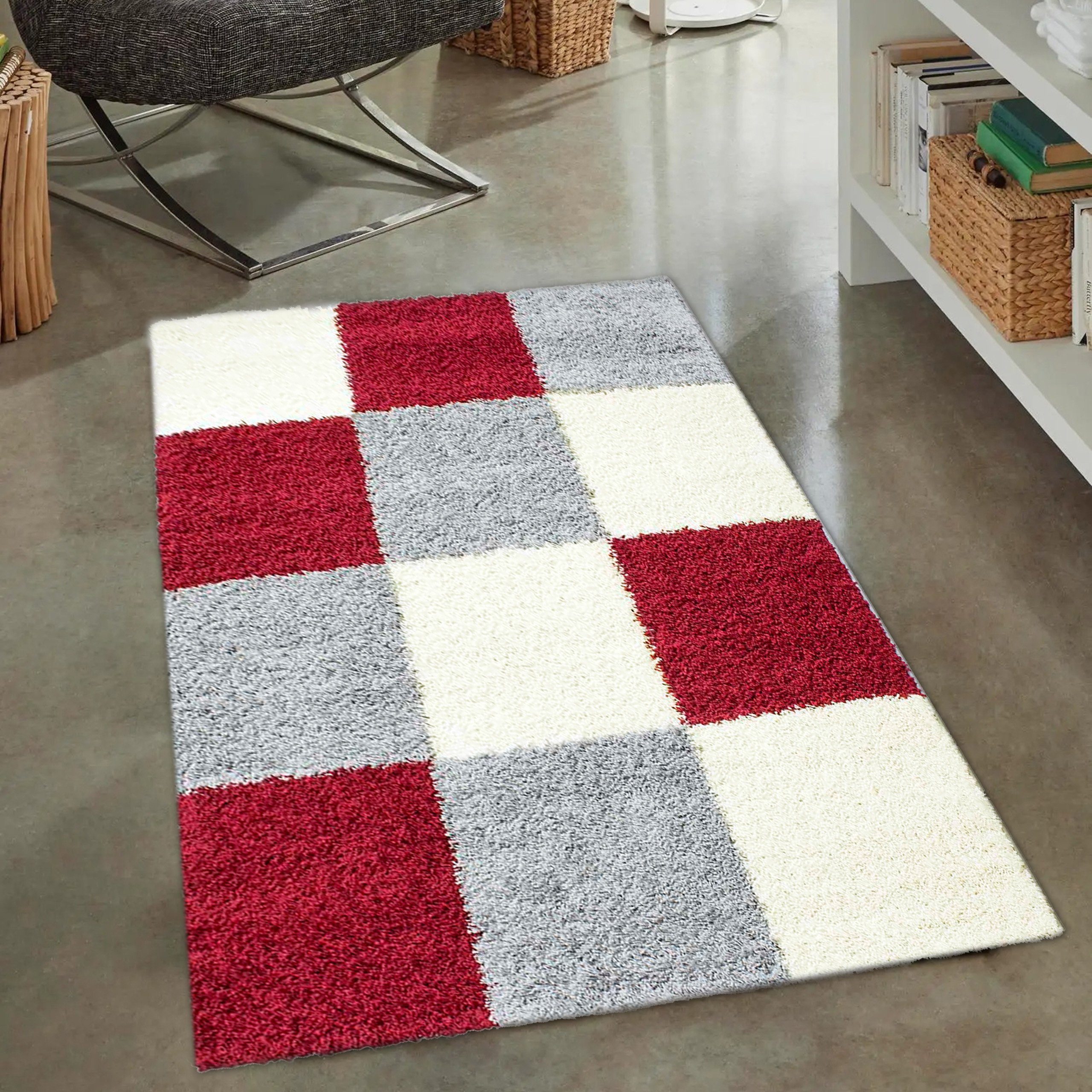 Carpetia Teppich Flauschiger Shaggy-Teppich Hochflor mit günstig online kaufen