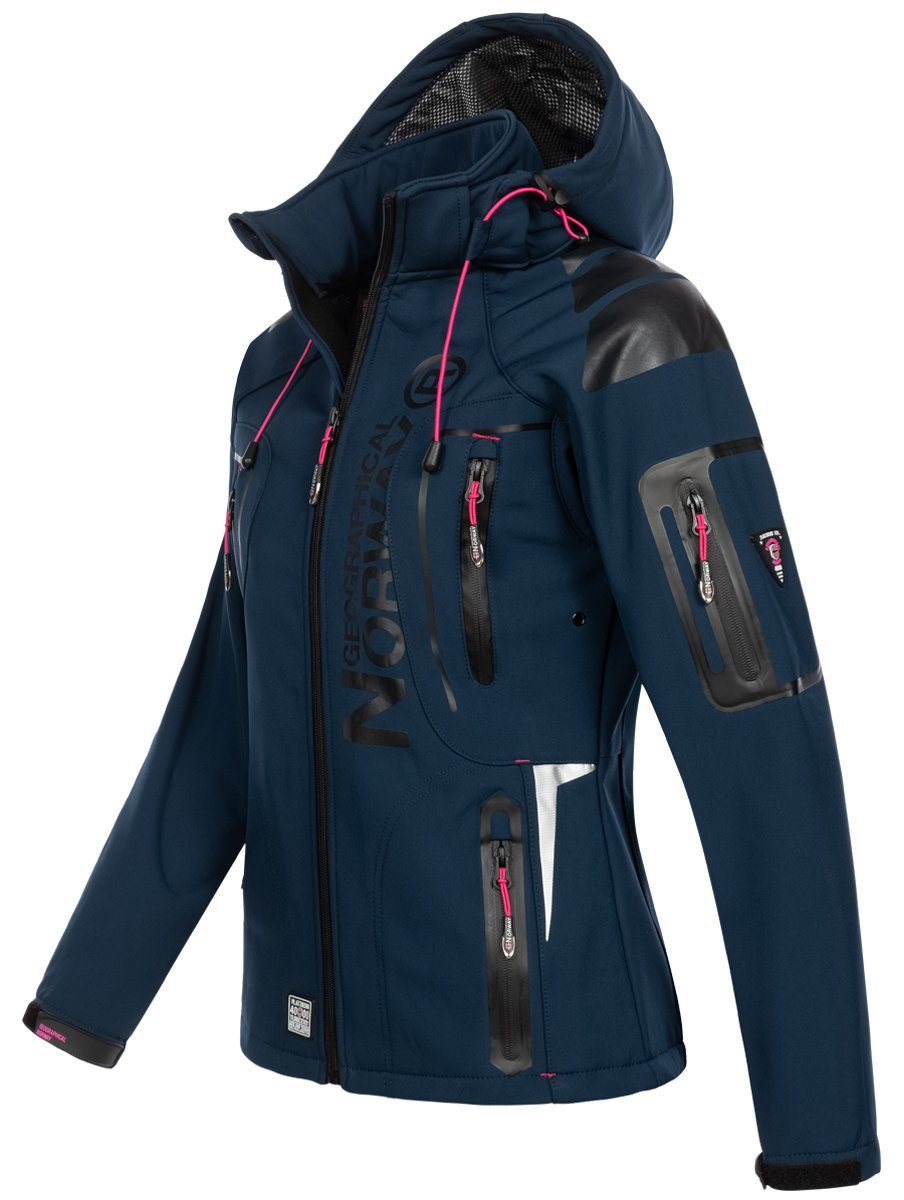 Übergang Winterjacke Herbst Norway Regen Softshelljacke Navy Geographical Windbreaker Softshelljacke Jacke