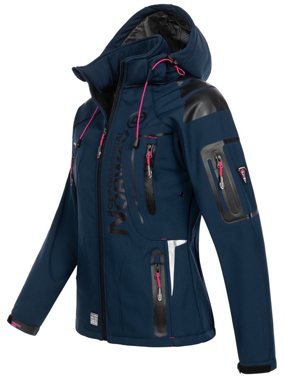 Geographical Norway Softshelljacke Damen Softshell Jacke Herbst Winter Wind günstig online kaufen
