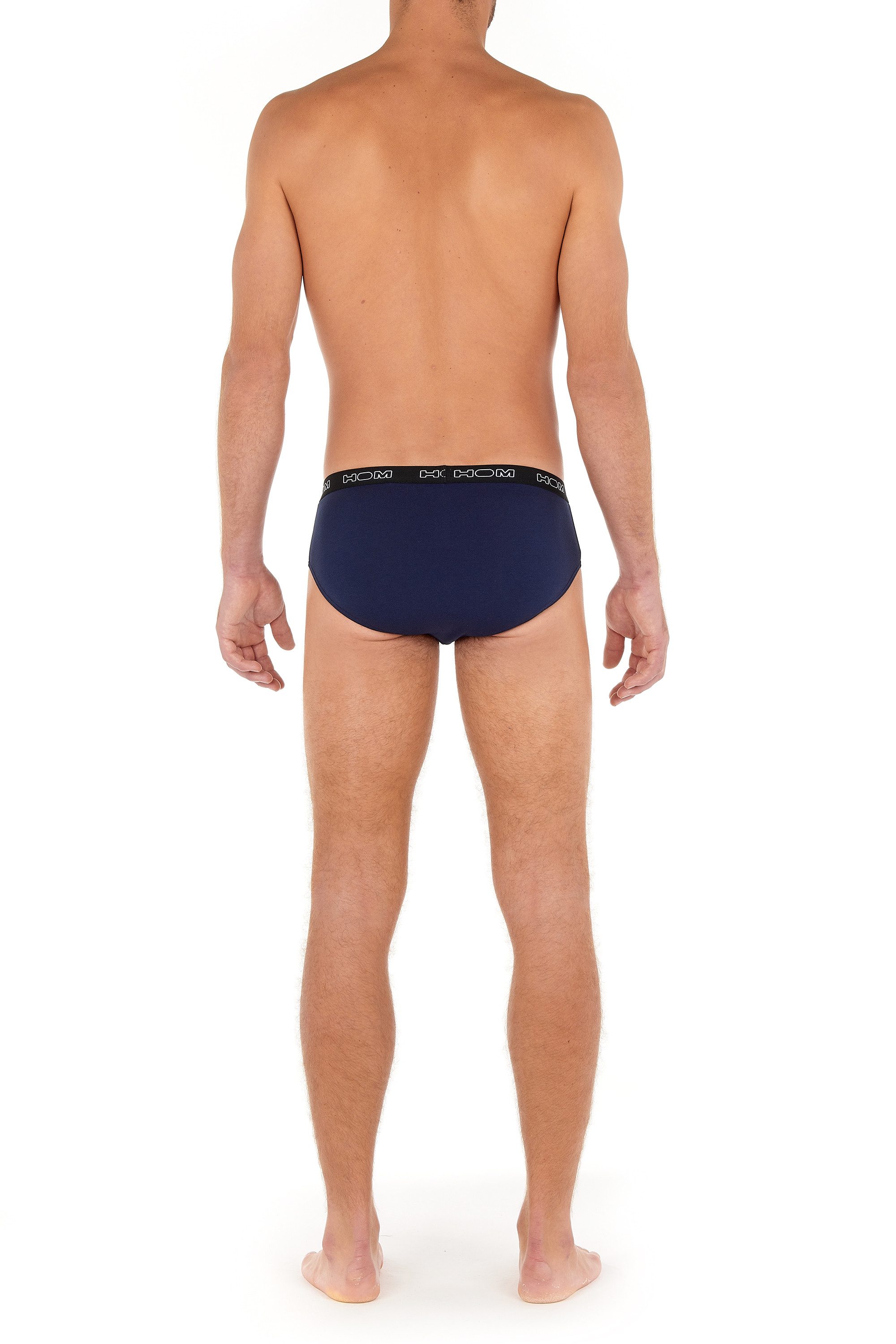 Hom Slip Boxerlines 2 (3er Pack) bequem, weich, eng, elastisch, basic, Logobund, Baumwollmix