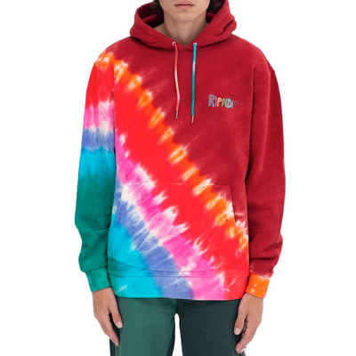 RIPNDIP Kapuzenpullover OG Prisma Embroidered - red/tie dye