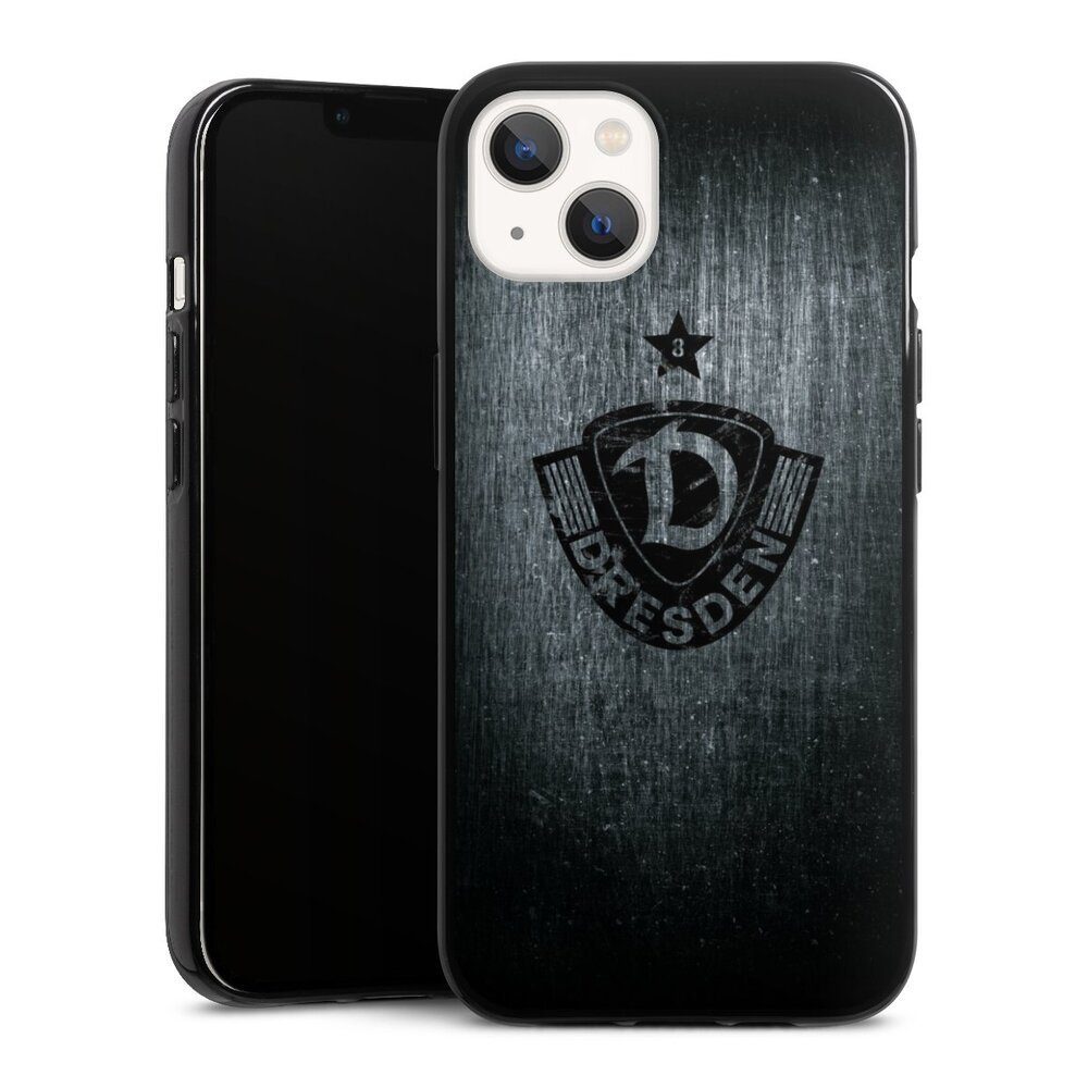 DeinDesign Handyhülle SG Dynamo Dresden Offizielles Lizenzprodukt Vintage, Apple iPhone 13 Silikon Hülle Bumper Case Handy Schutzhülle