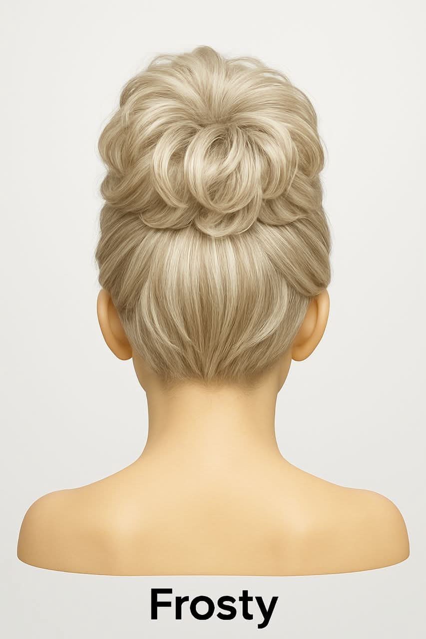 NOGI Kunsthaar-Extension NOGI Flexi Pieces, Lockiger Duttaufsatz, 45g für voluminöse Hochsteckfrisuren