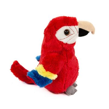 Teddys Rothenburg Kuscheltier Papagei rot 15 cm Kuscheltier Uni-Toys