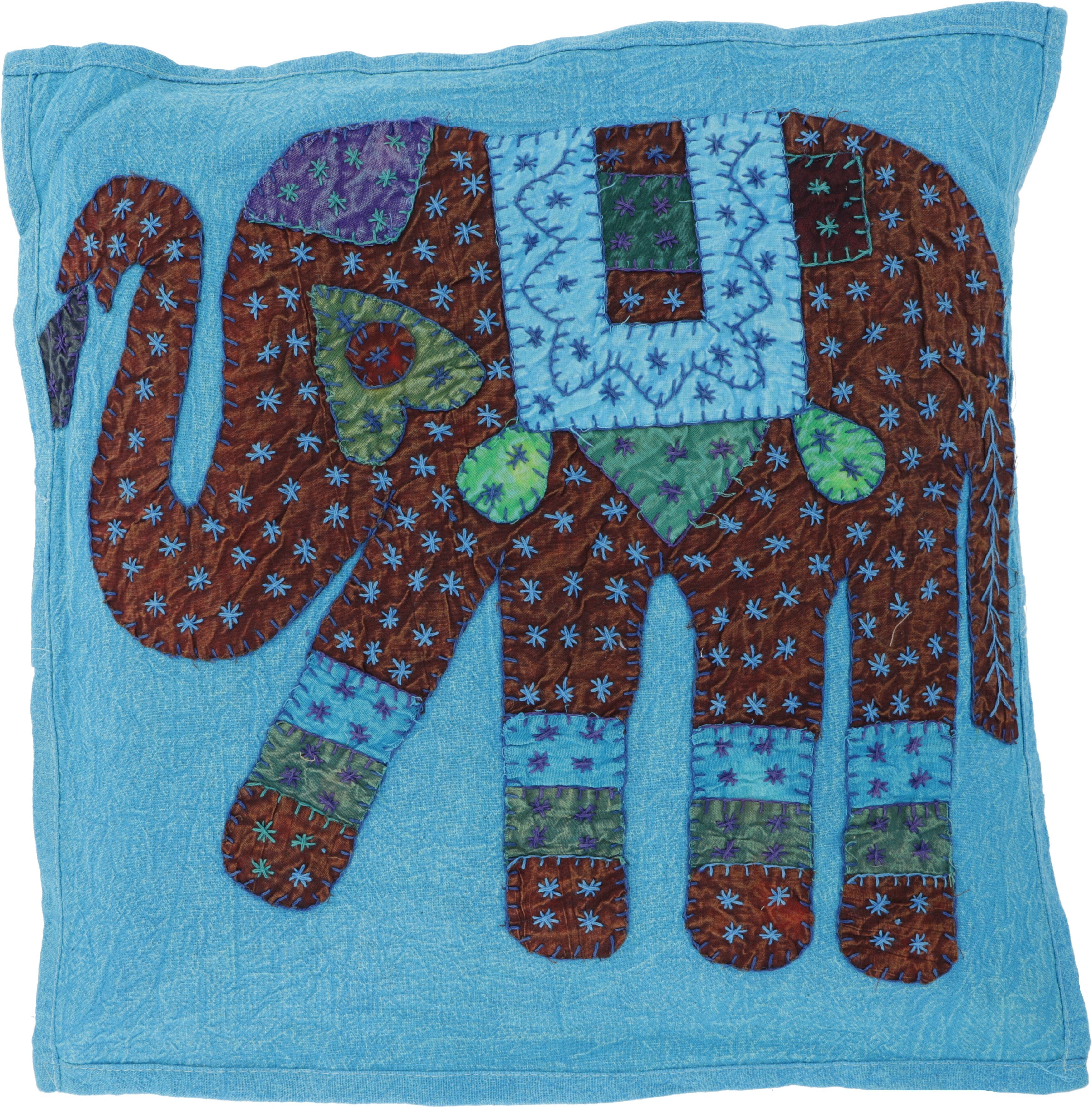 Guru-Shop Kissenbezüge Indische Kissenhülle, besticktes Elefanten.. günstig online kaufen