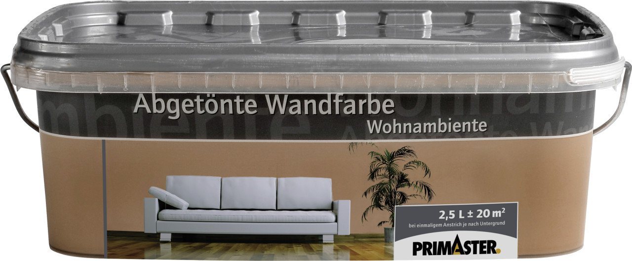 Thumbnail - Primaster Wandfarbe Primaster Wandfarbe Wohnambiente 2,5 L havanna