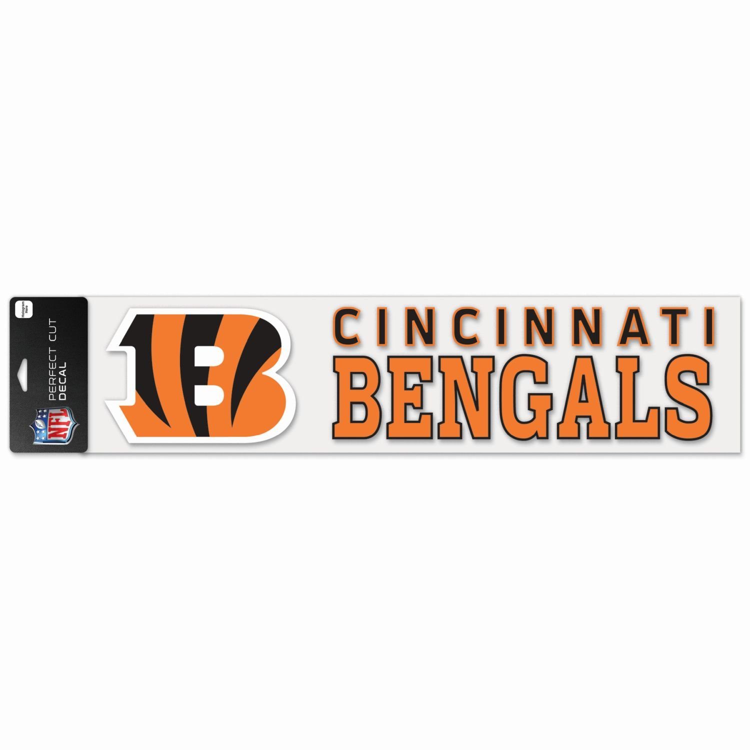 Perfect Cincinnati Bengals Cut Wanddekoobjekt XXL NFL WinCraft Aufkleber Teams 10x40cm