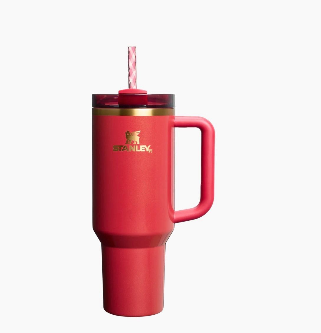 Stanley 1913 Thermoflasche Der Scarlet Tinsel Quencher H2.0 FlowState™ Tumbler, 1,2 l