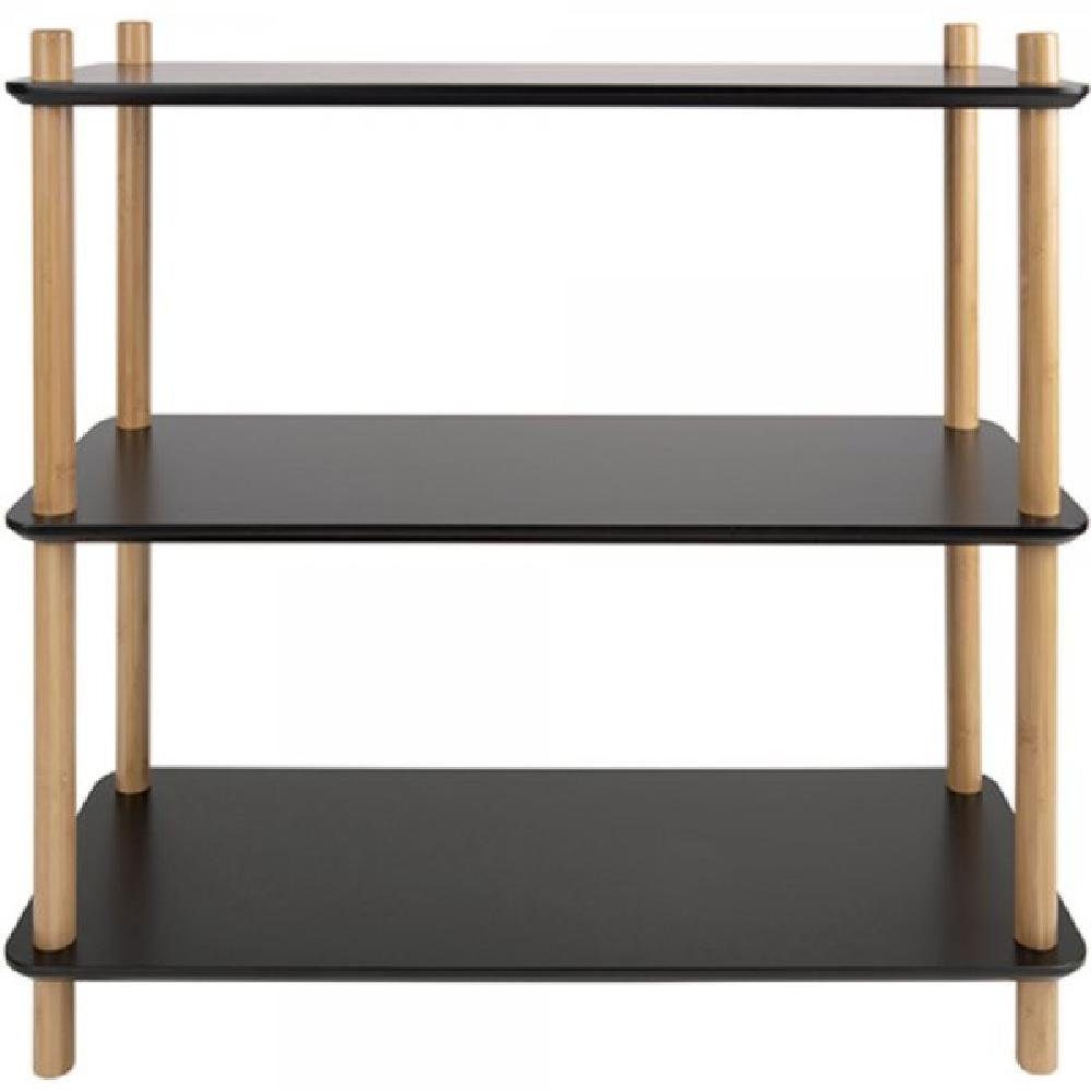 Leitmotiv Regal Regal Simplicity Bamboo Black (3 Böden) (Small)
