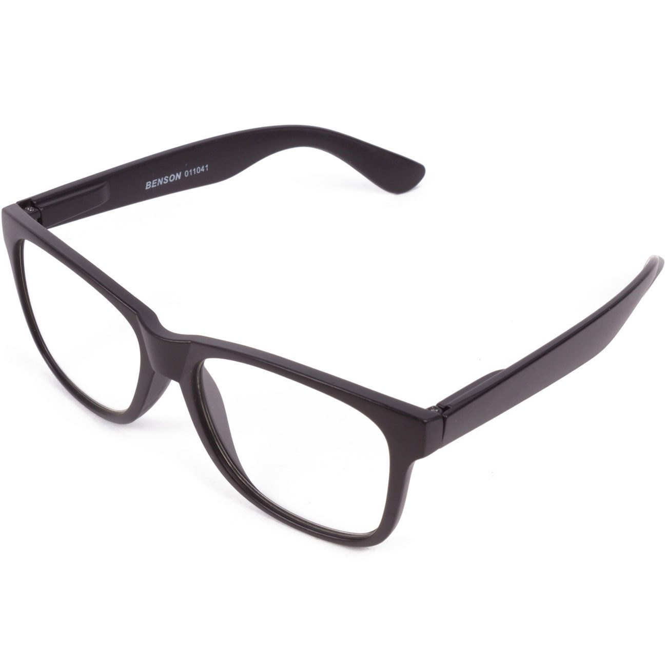 BENSON OPTICS Lesebrille Lesebrille +1,5 dpt Schwarz Lesehilfe Flex-Bügel Lesebrille, Federscharnier/Rechteckig/leicht, langlebig, formstabil