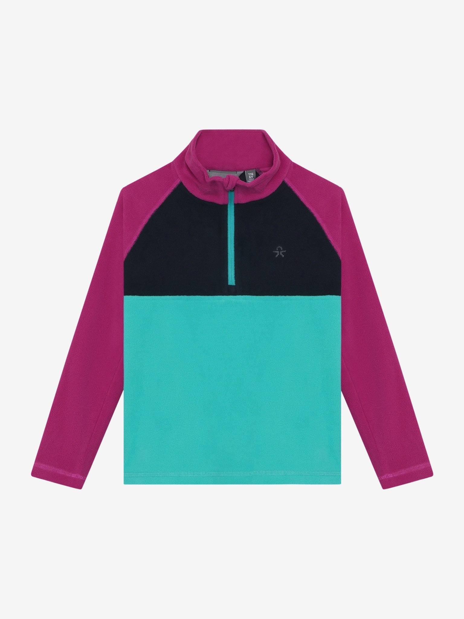 COLOR KIDS Funktionsjacke Fleece Pulli - Colorblock
