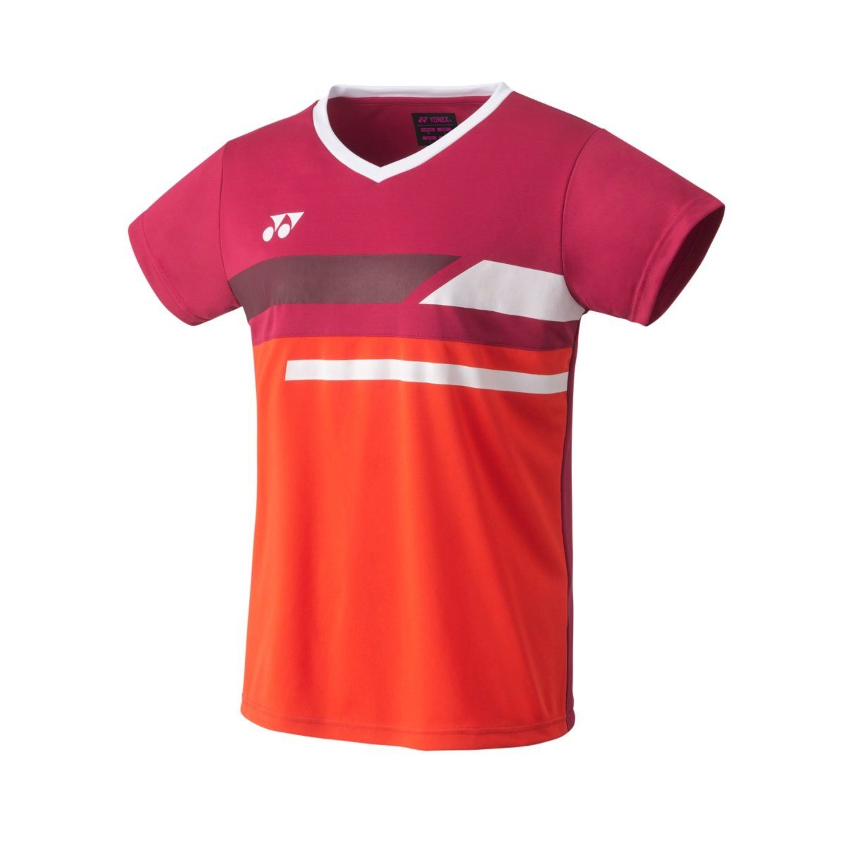 Yonex T-Shirt Crew Neck Club Team 2023 rot Damen
