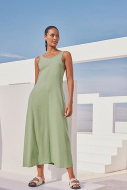 Next Sommerkleid Ärmelloses Sommerkleid aus 100 % Baumwolljersey (1-tlg)