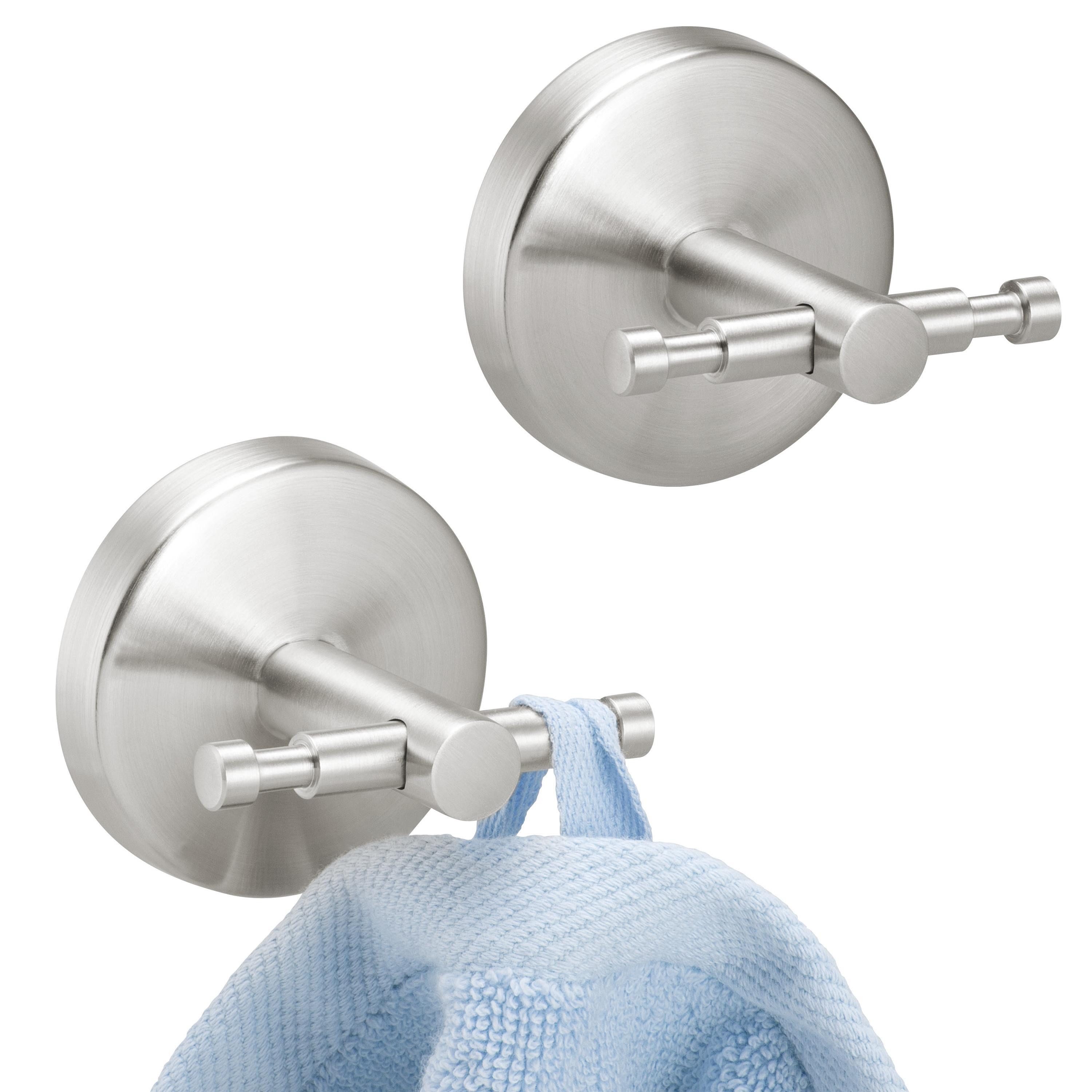 bremermann Wandhaken Bad-Serie PIAZZA - 2er Set, aus Edelstahl matt, (2-St)