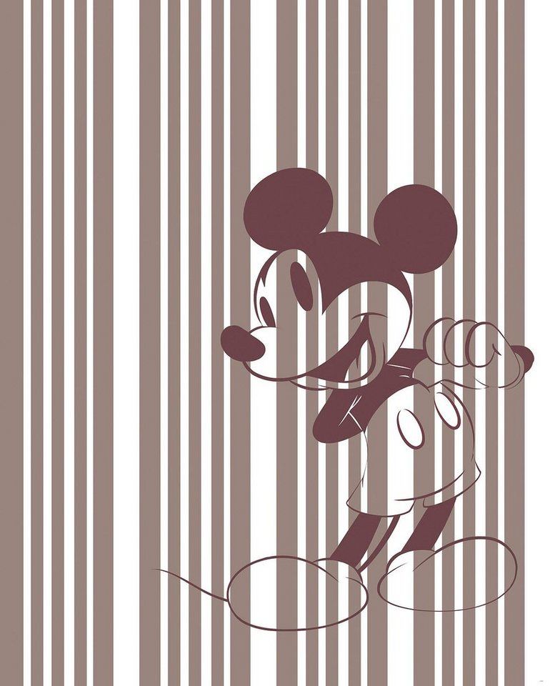 Komar Vliestapete Mickey Tone-on-Tone, (1 St), 200x250 cm (Breite x Höhe) | Vliestapeten