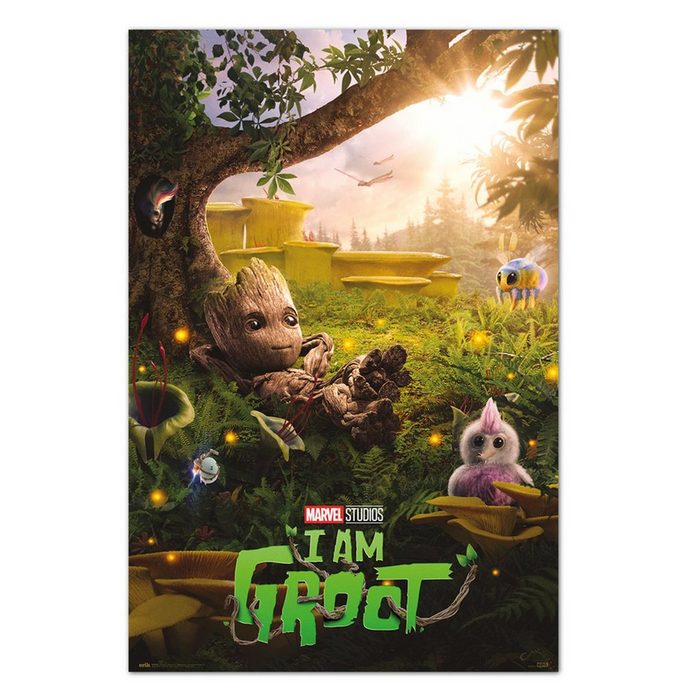 Grupo Erik Poster Marvel I am Groot Poster Chill Time 61 x 91 5 cm