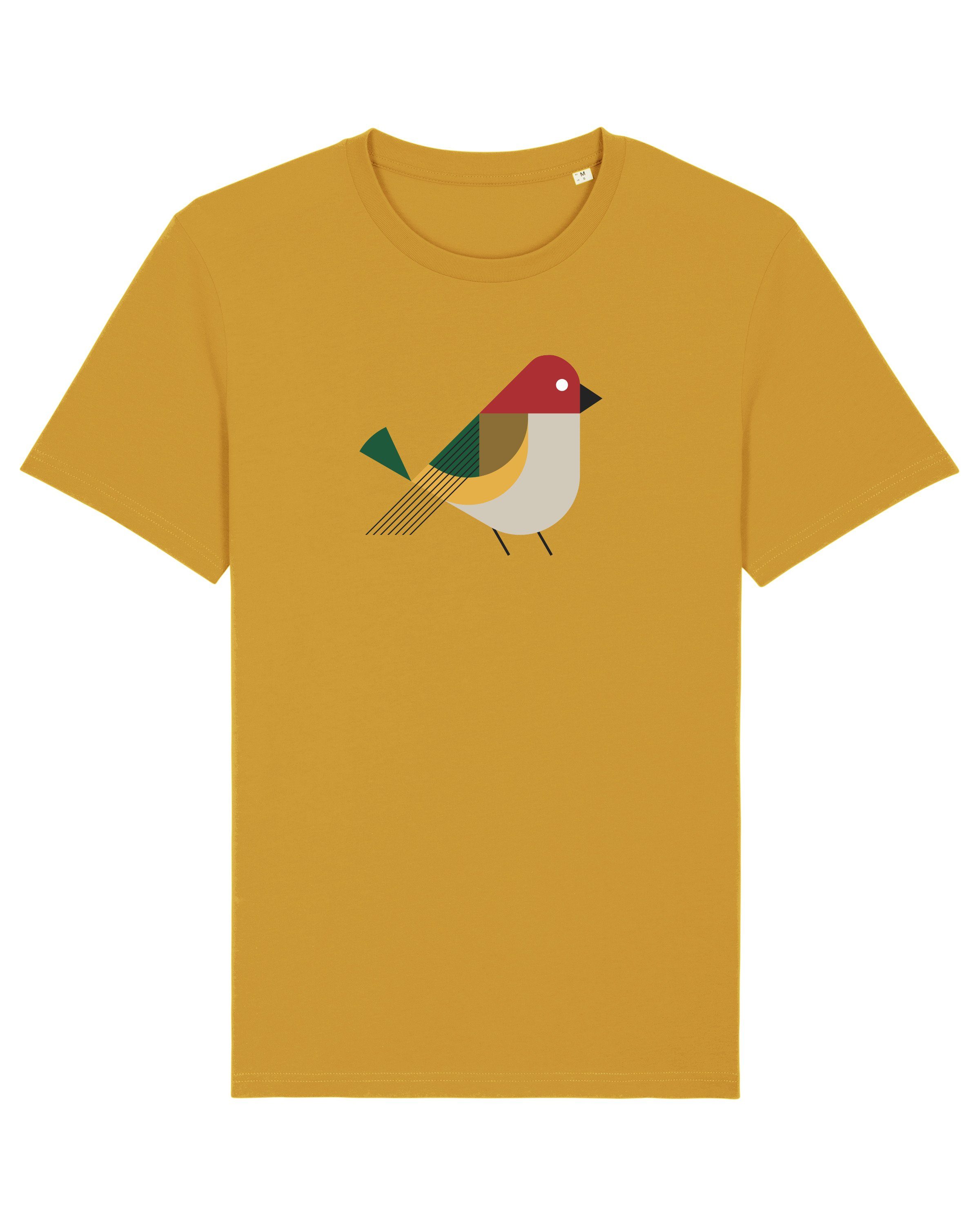 ocker (1-tlg) Vogel Print-Shirt wat? Apparel