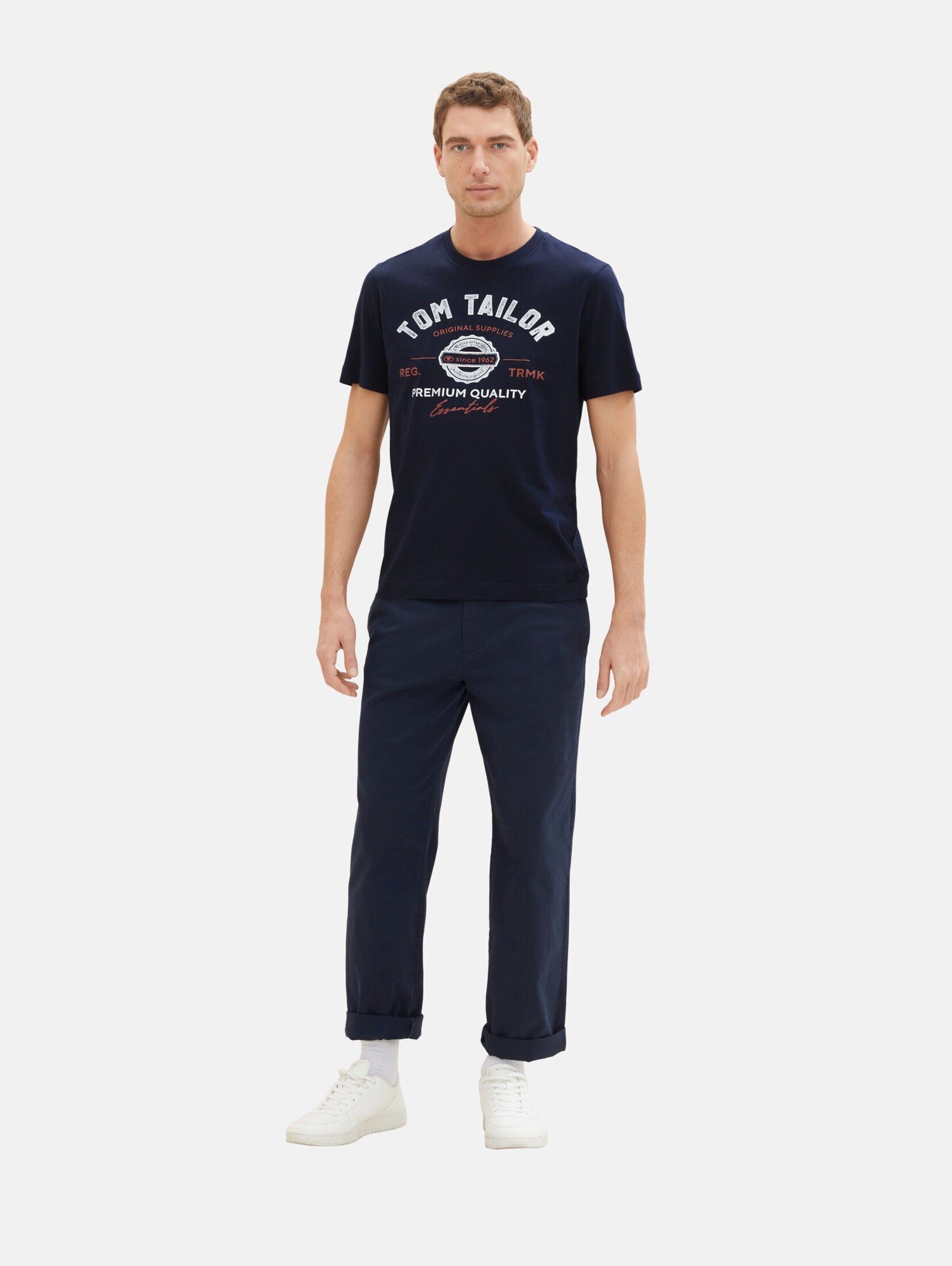 TOM TAILOR T-Shirt (1-tlg) Plain/ohne Details – Bild 3 von 5