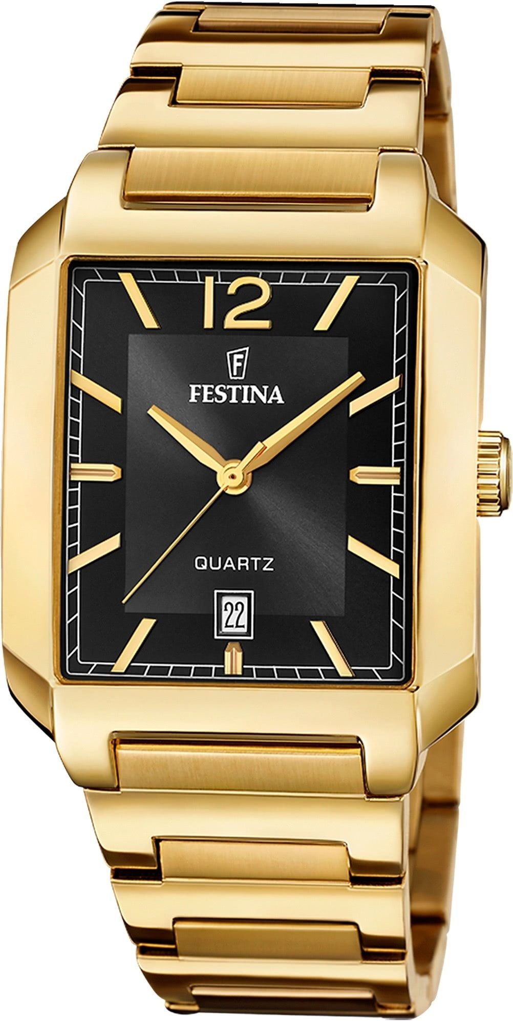 Festina Quarzuhr Festina Herrenuhr Edelstahl gold günstig online kaufen